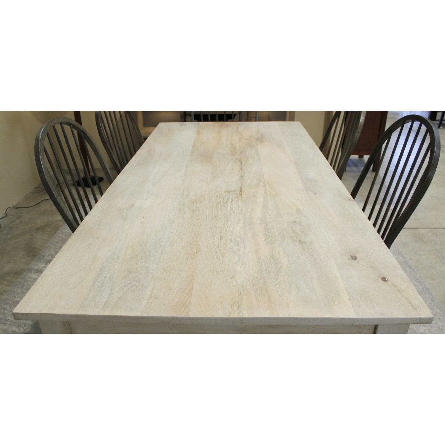 Acacia Dining Table w/6 Windsor Chairs - Two-Tone - Thumbnail 3