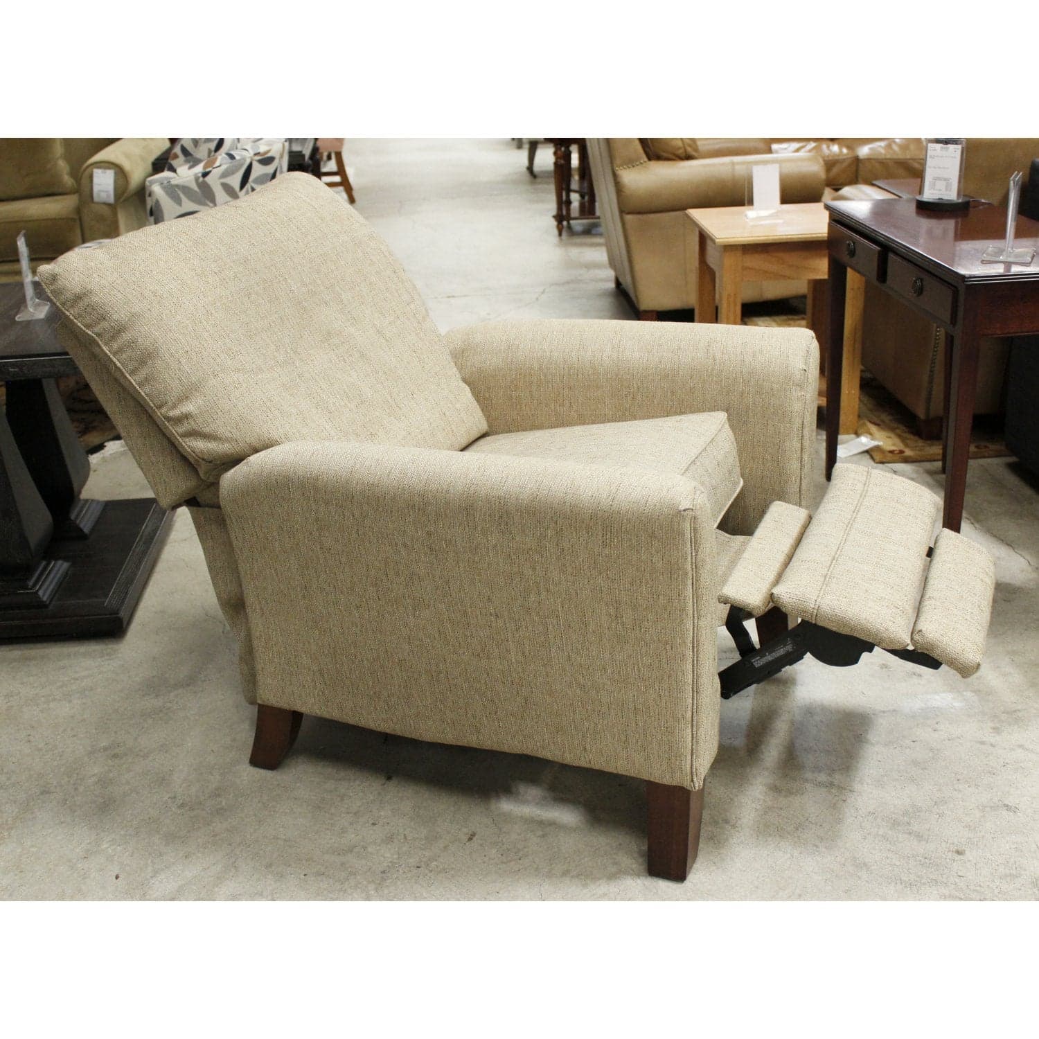 La-Z-Boy "Riley" High Leg Recliner - Beige - Thumbnail 2