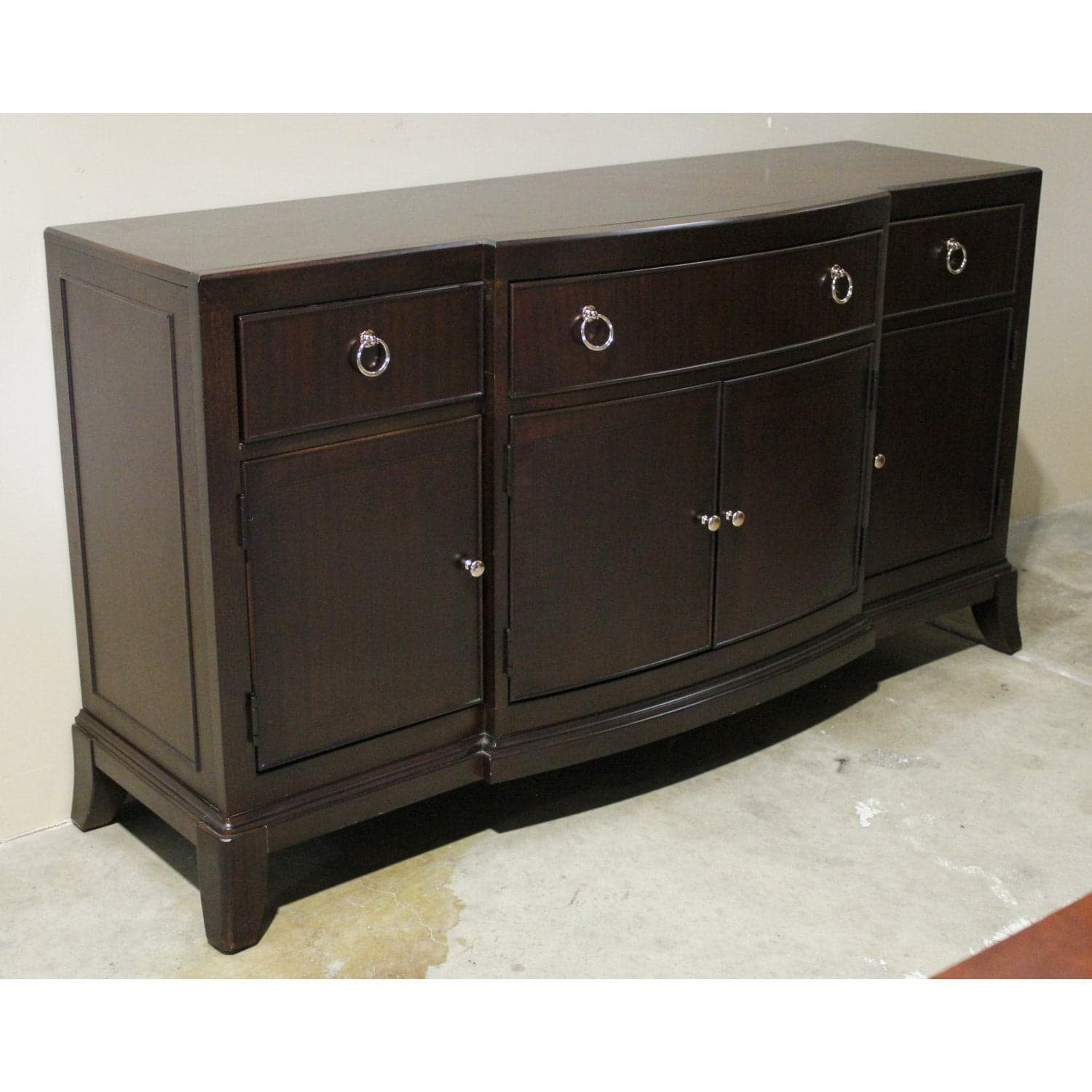 Legacy Classic Curved Front Buffet - Dark Finish - Thumbnail 3