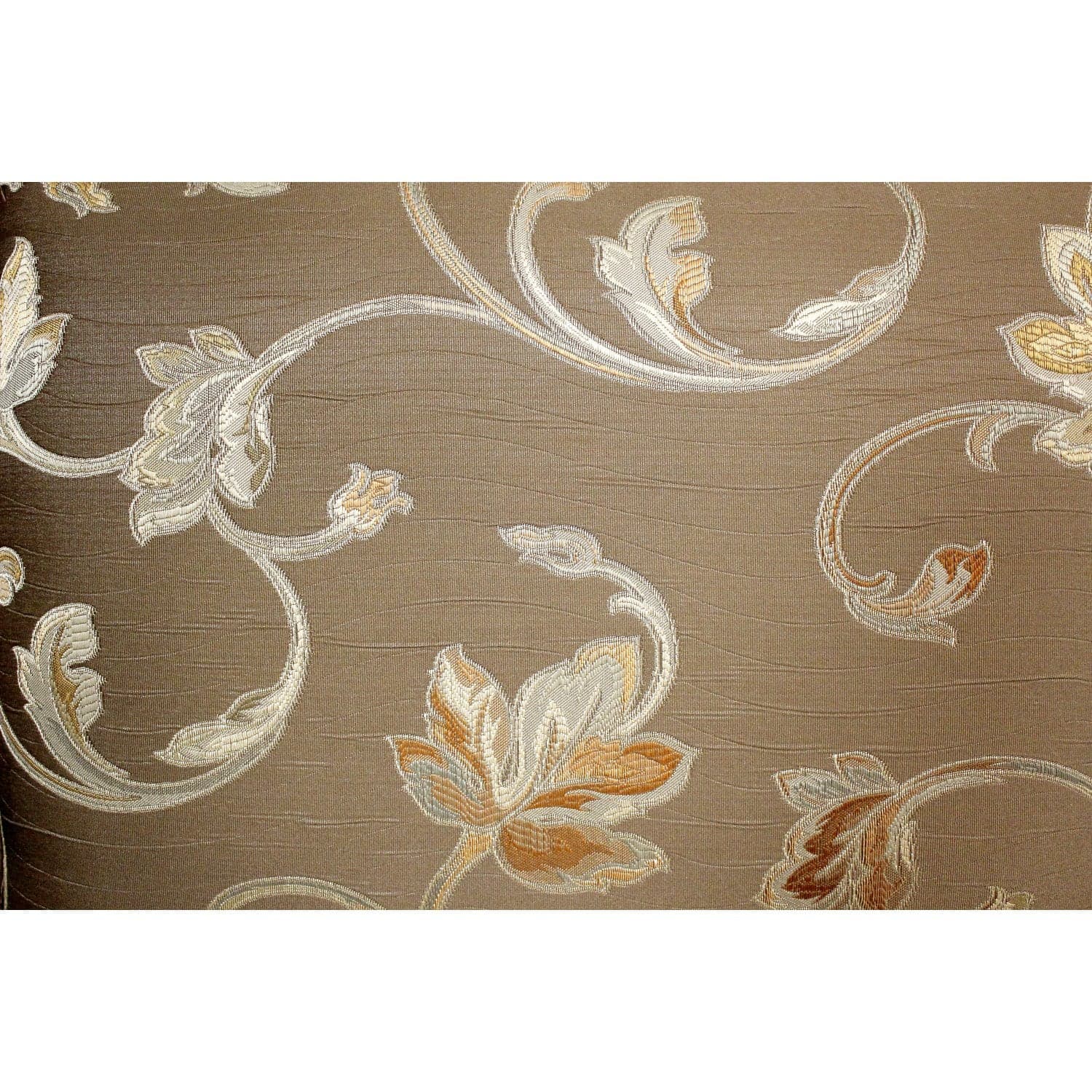 Mahogany Frame Armchair - Gold - Thumbnail 6