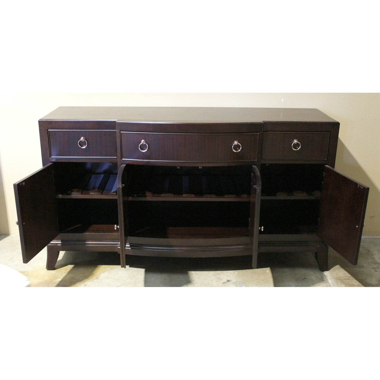 Legacy Classic Curved Front Buffet - Dark Finish - Thumbnail 2