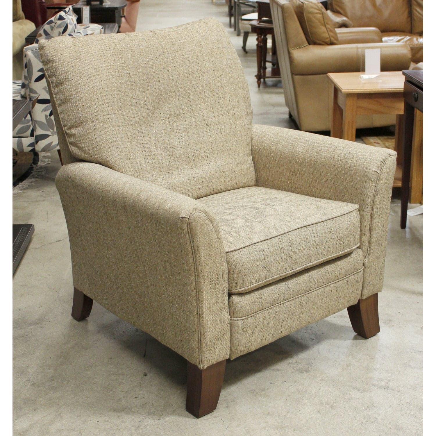 La-Z-Boy "Riley" High Leg Recliner - Beige - Thumbnail 3