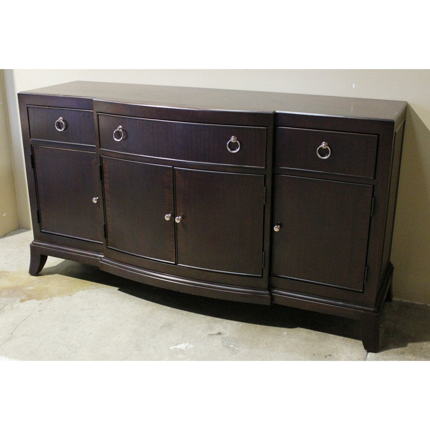Legacy Classic Curved Front Buffet - Dark Finish - Thumbnail 4