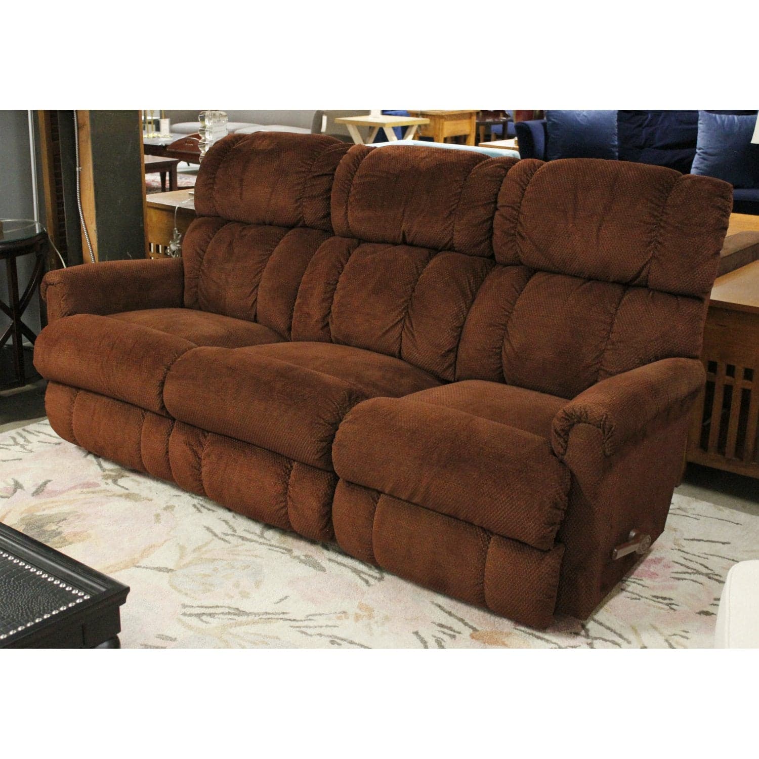 La-Z-Boy Brown Double Reclining Sofa - Brown - Thumbnail 4