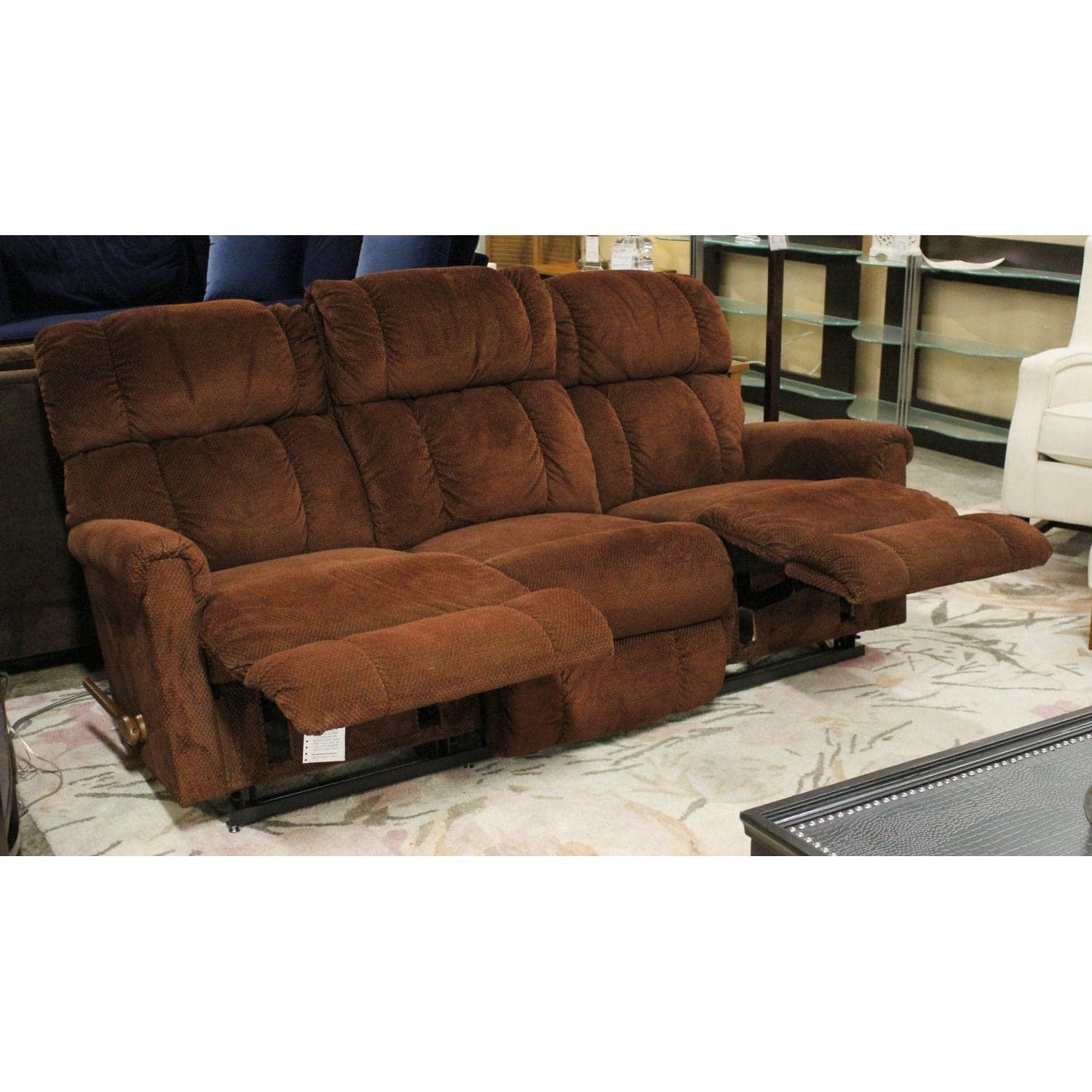 La-Z-Boy Brown Double Reclining Sofa - Brown - Thumbnail 2