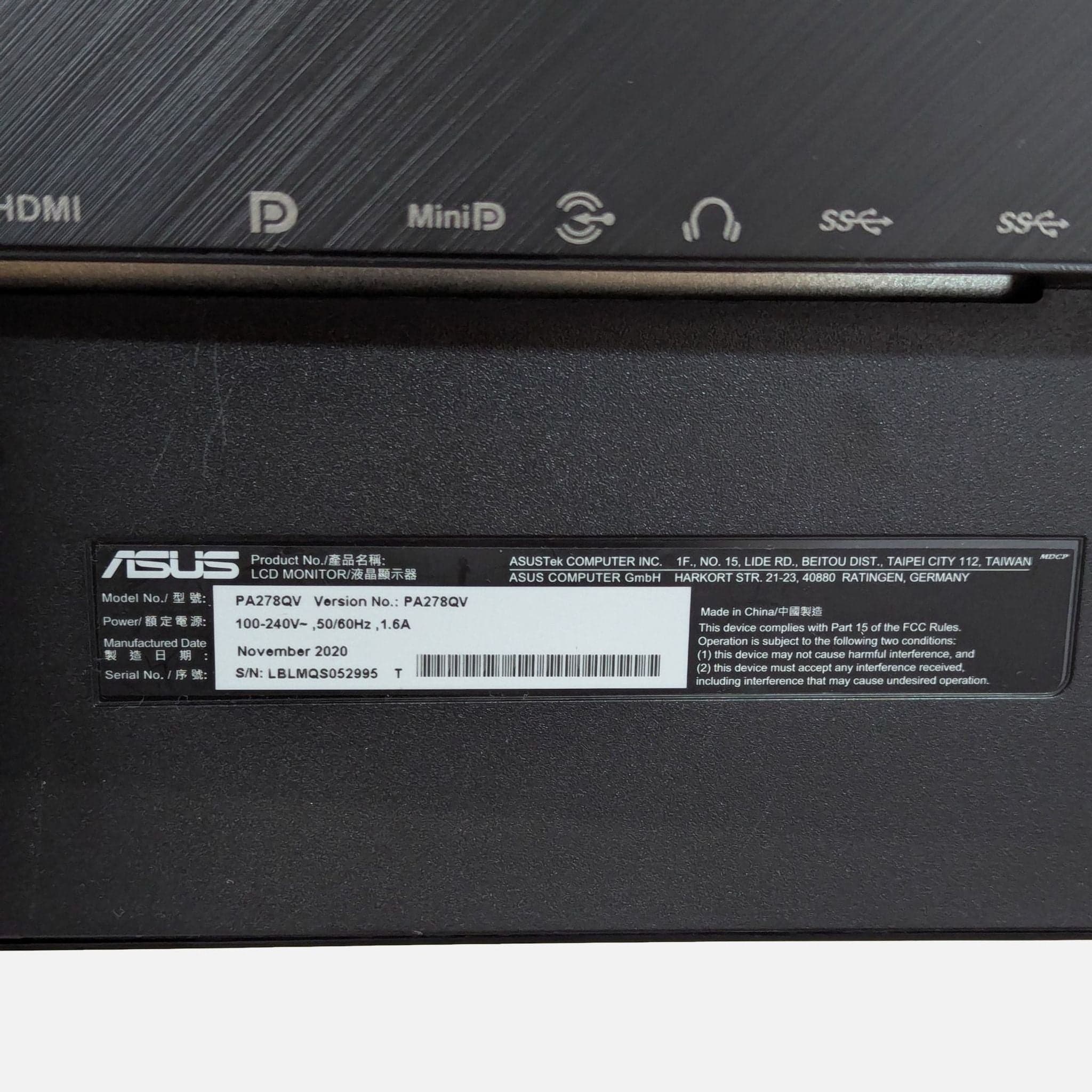 Asus ProArt 24" Monitor – Professional Display, Adjustable Stand - Thumbnail 10