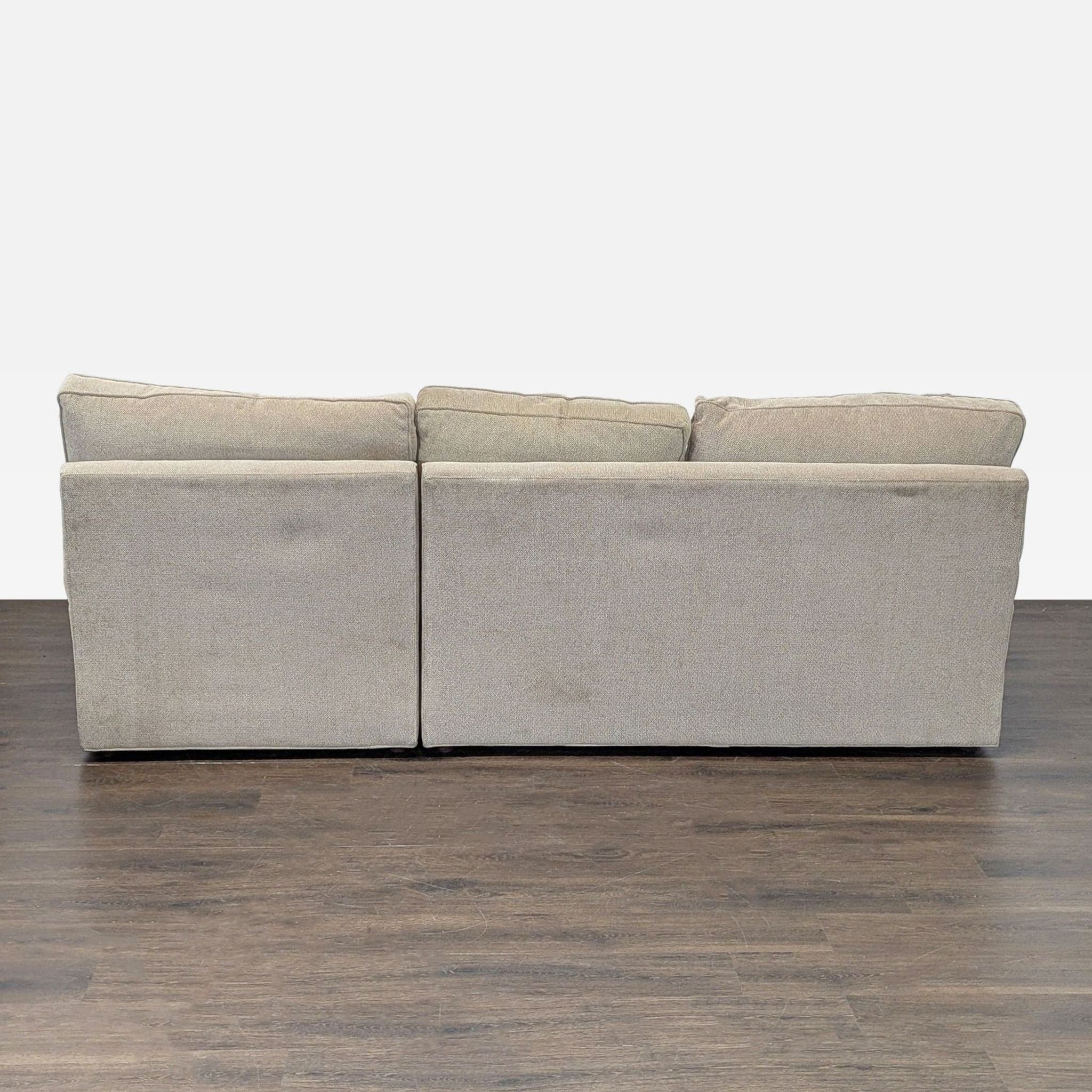 Cascadia Beige Sectional Sofa with Chaise and Pillows - Thumbnail 8