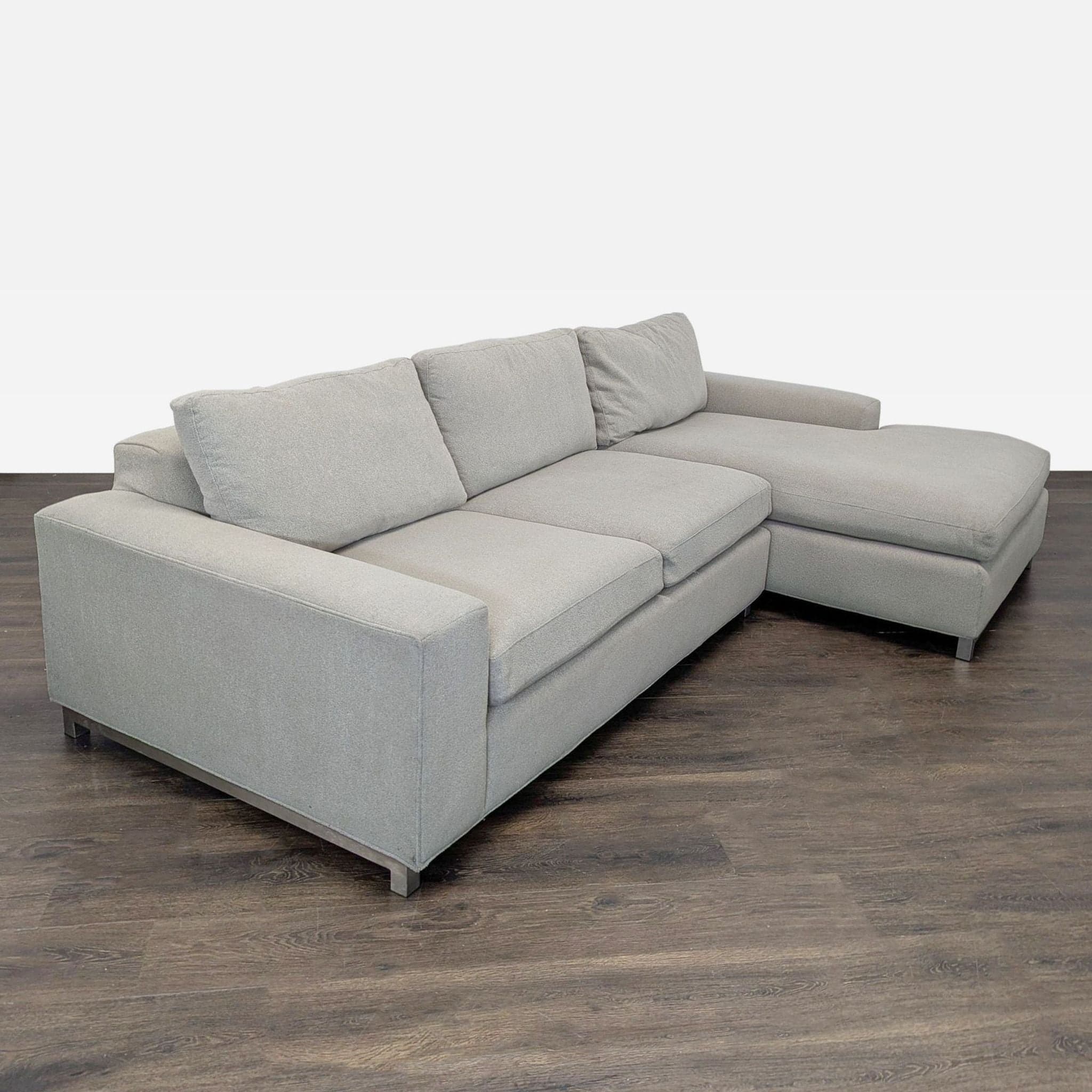 Room & Board Modern Sectional Sofa with Right Chaise - Thumbnail 8