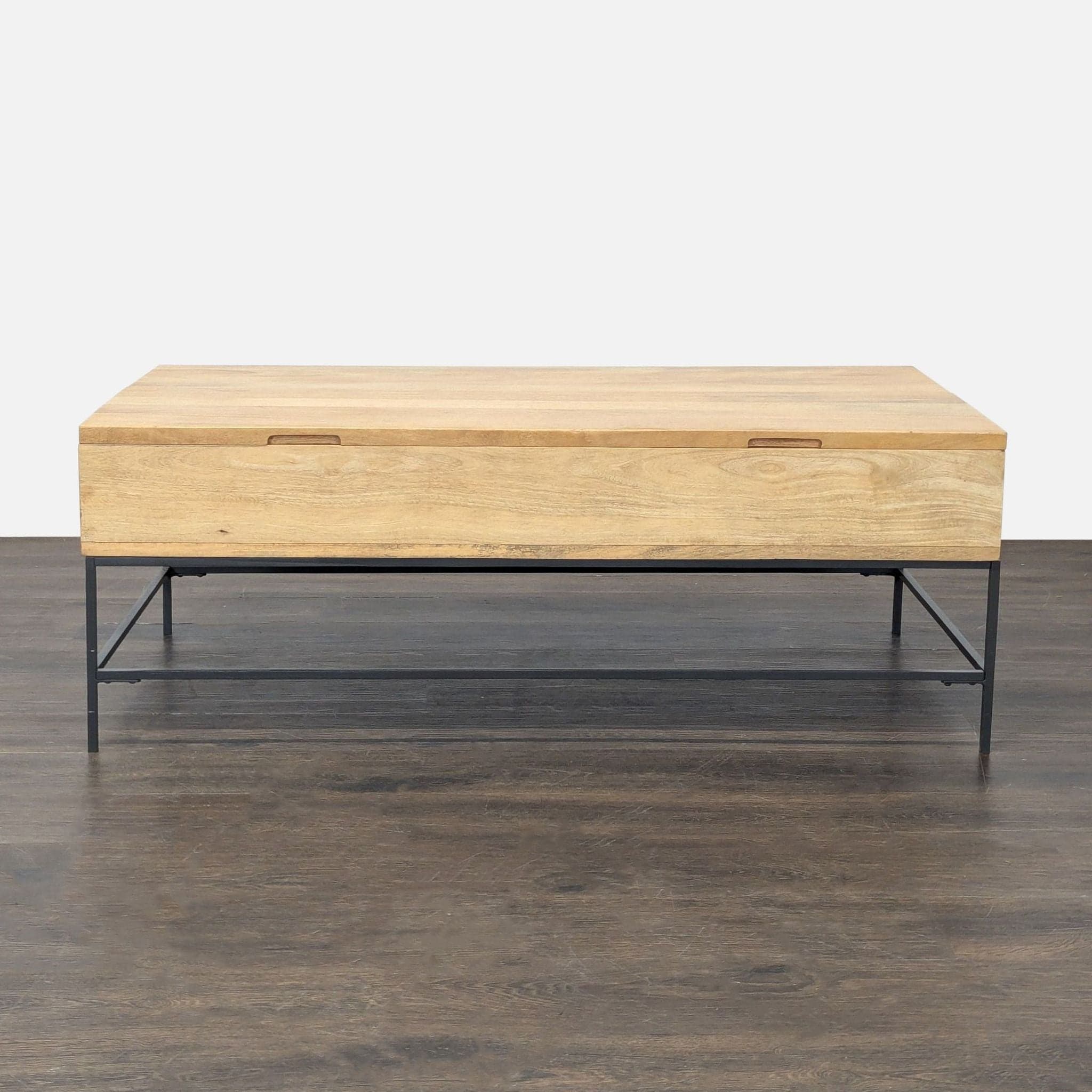 EQ3 Industrial Storage Pop-Up Coffee Table - Thumbnail 5