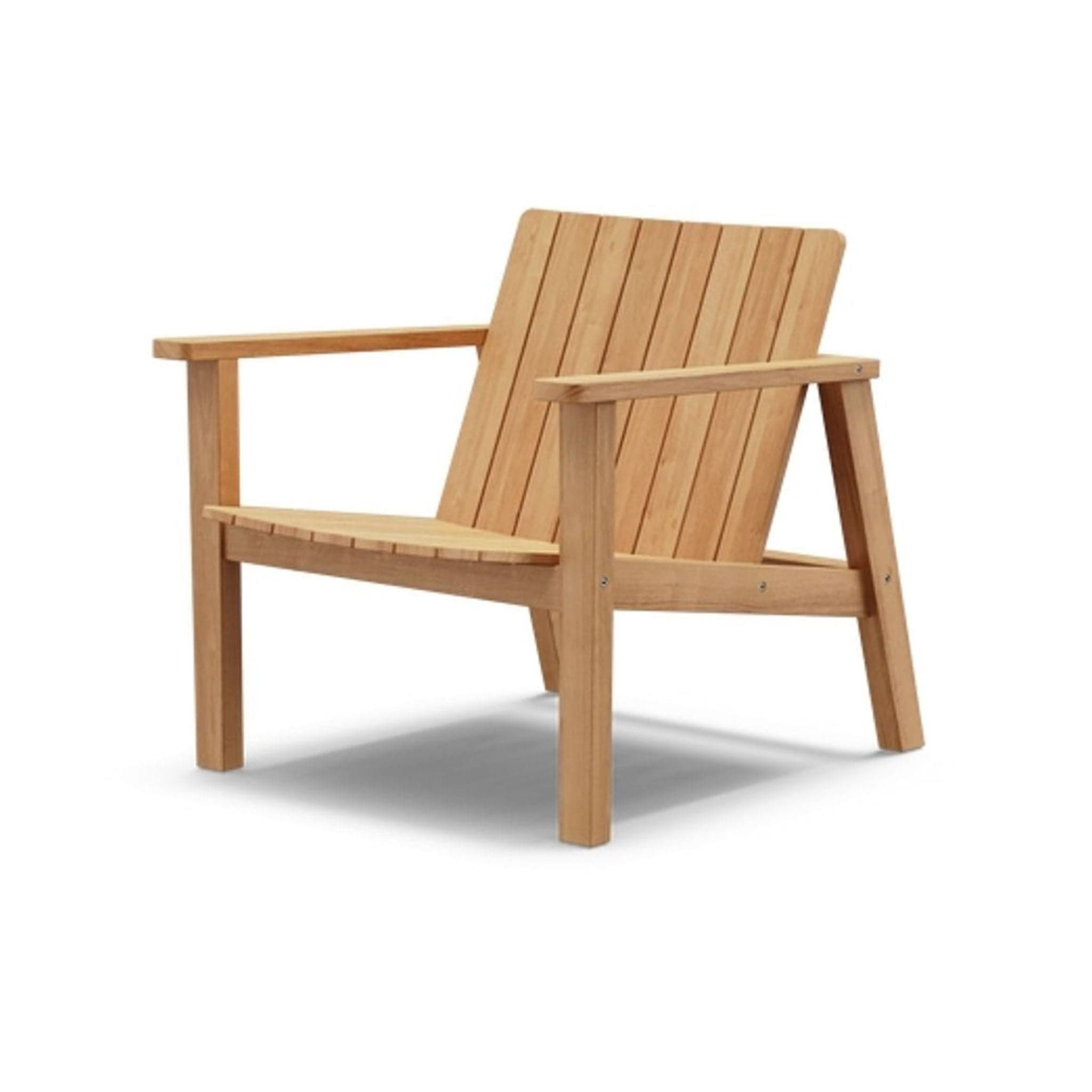 Neighbor Outdoor Teak Lounge Chair – Simple and Durable - Thumbnail 2