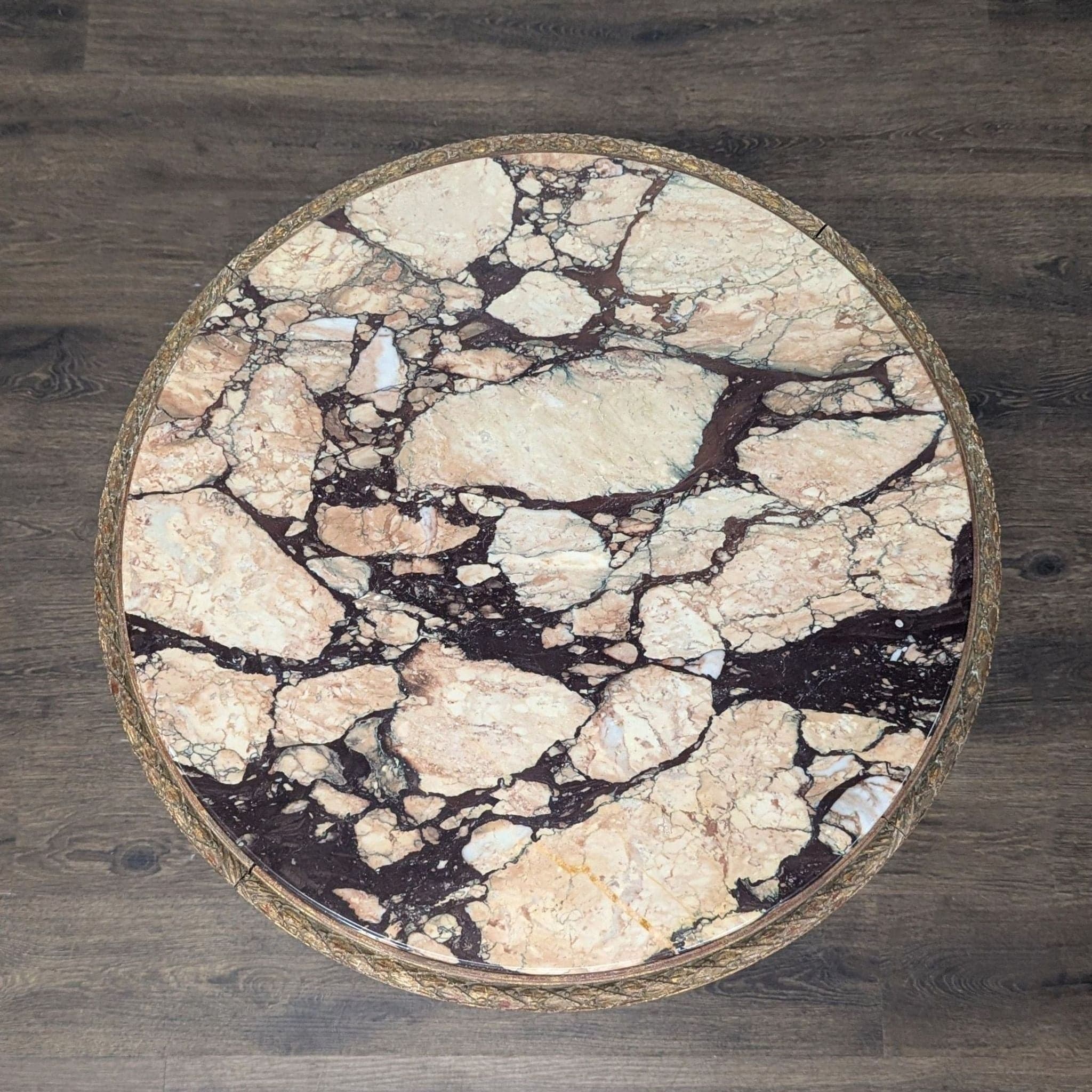 Antique Marble Top Side Table - Thumbnail 5