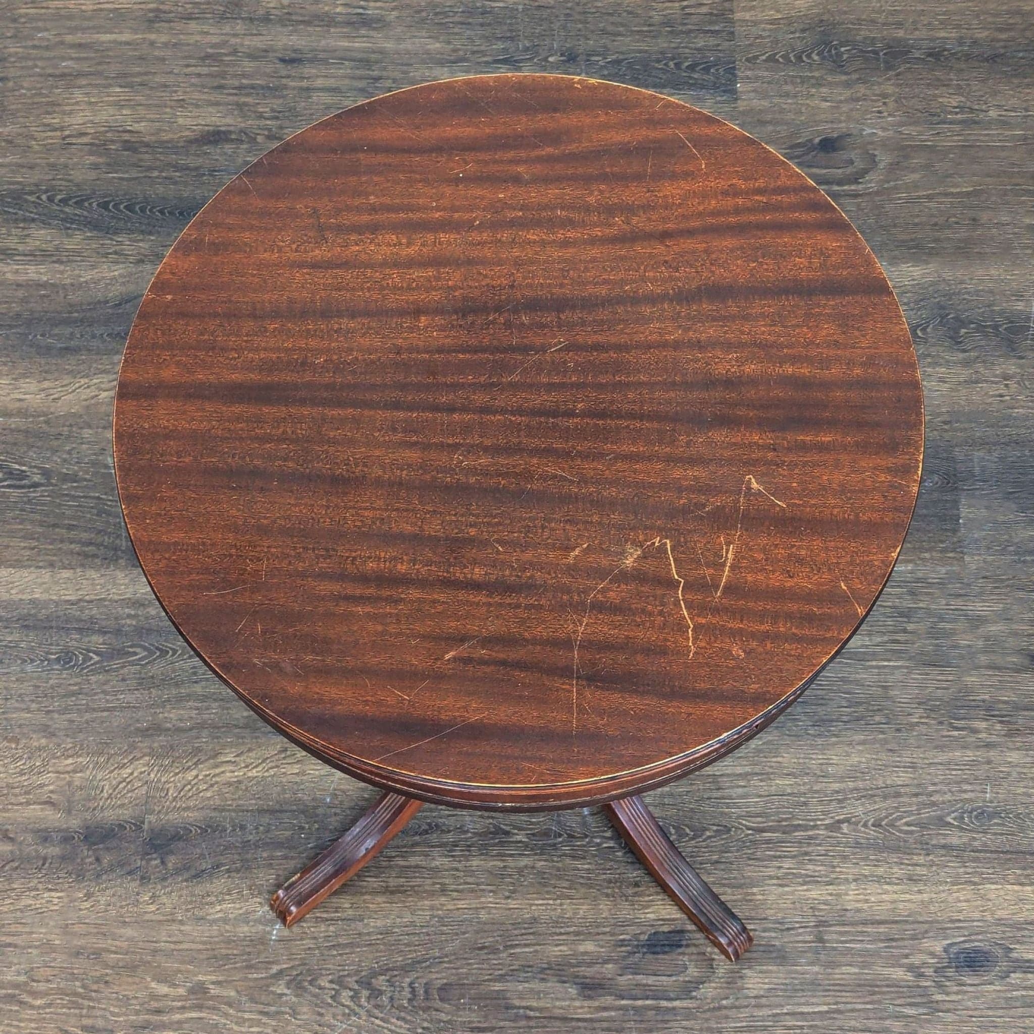 Barker Brothers Drum Pedestal End Table - Thumbnail 5