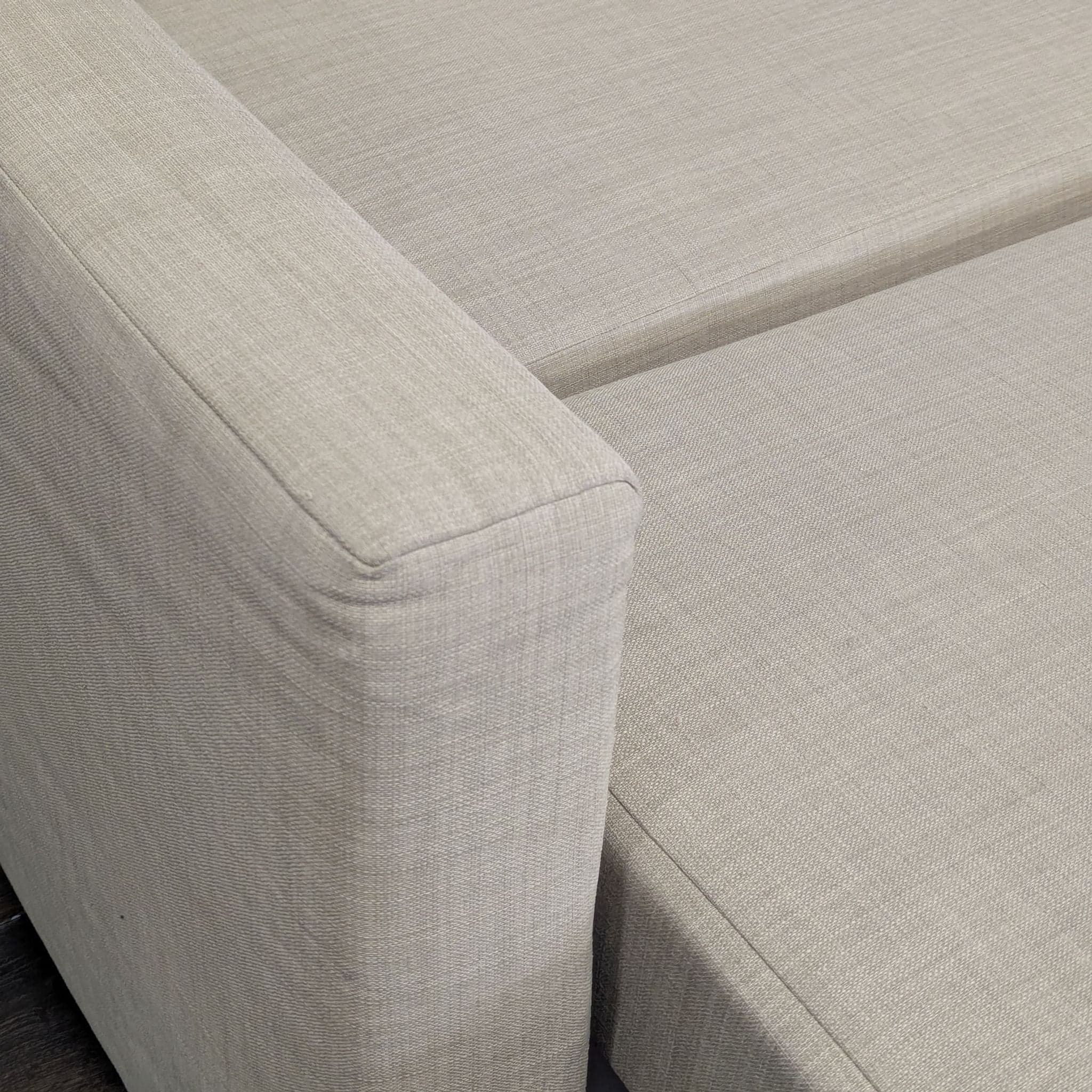 Ikea Beige Sleeper Sofa – Comfortable Convertible Couch with Storage - Thumbnail 8