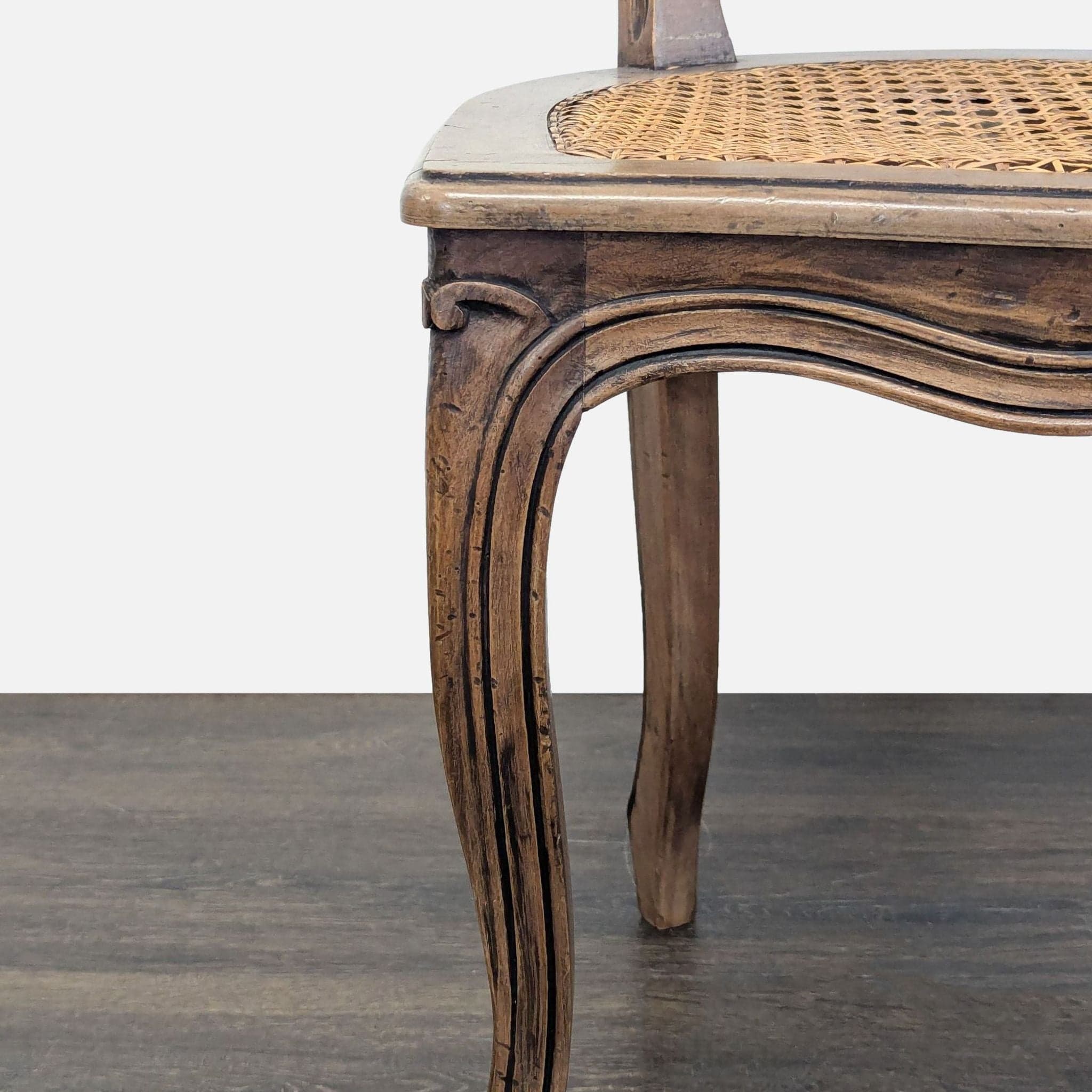 Vintage French Provencial Dining Side Chair - Thumbnail 5