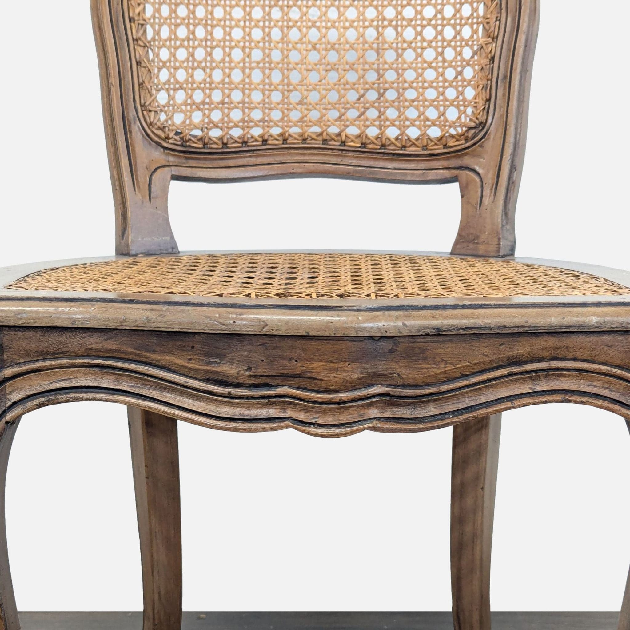 Vintage French Provencial Dining Side Chair - Thumbnail 6
