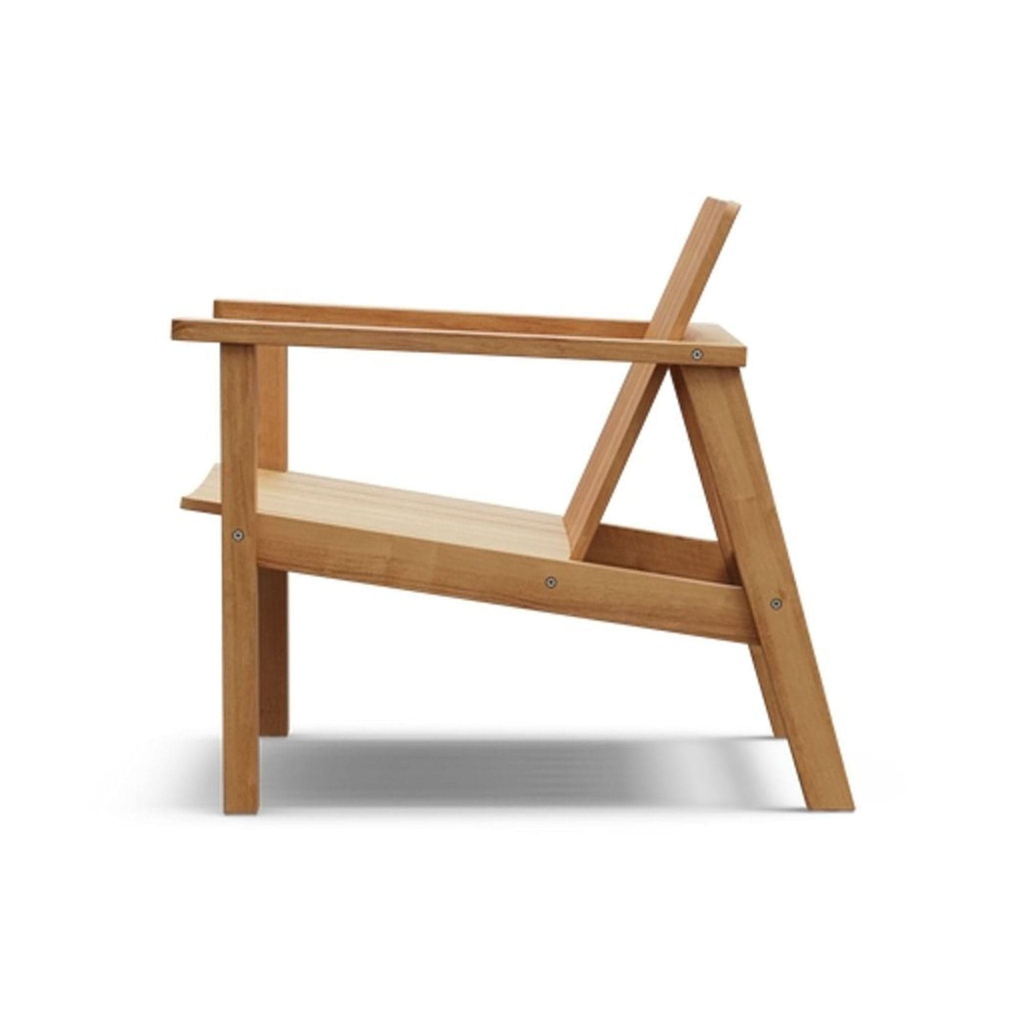 Neighbor Outdoor Teak Lounge Chair – Simple and Durable - Thumbnail 3