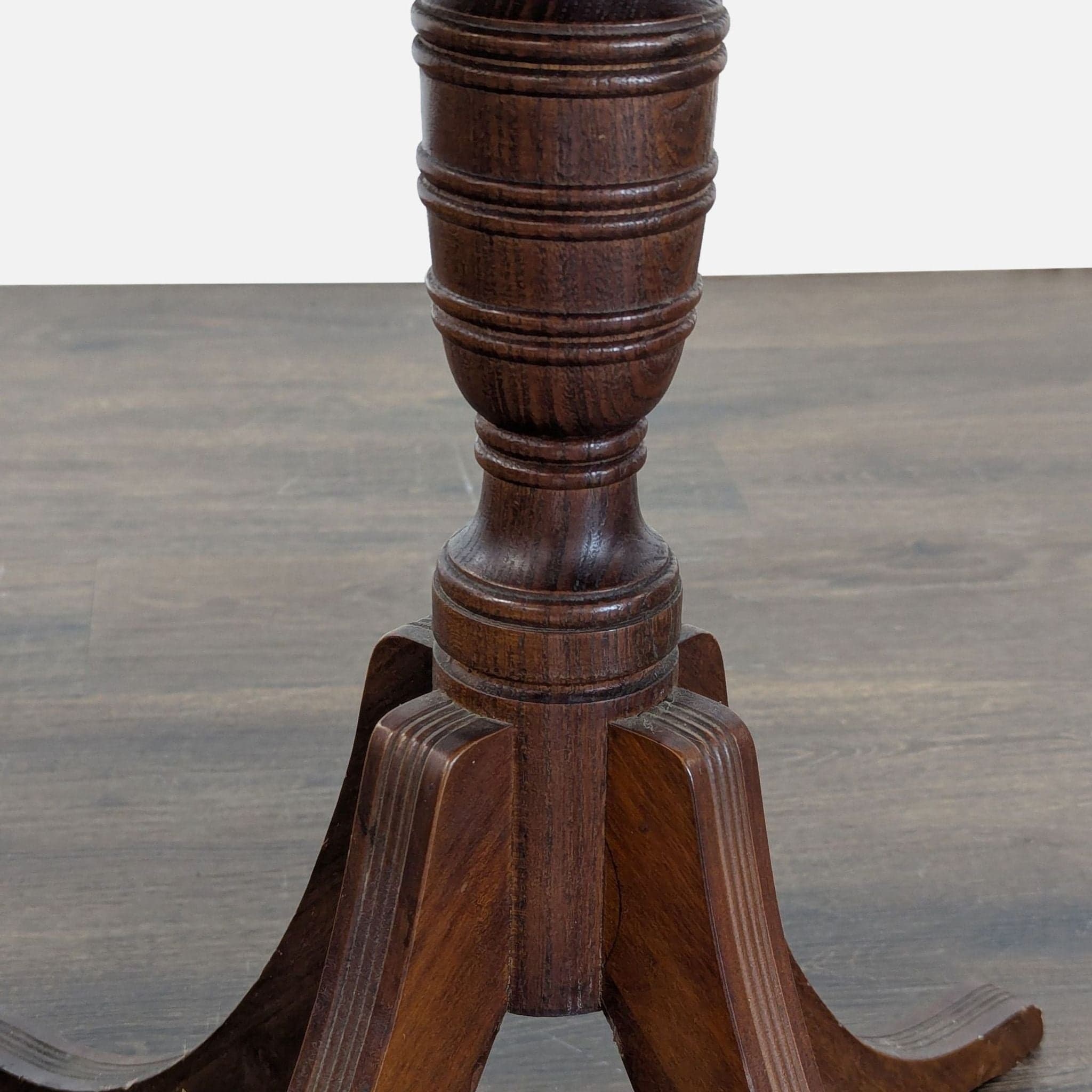 Barker Brothers Drum Pedestal End Table - Thumbnail 4