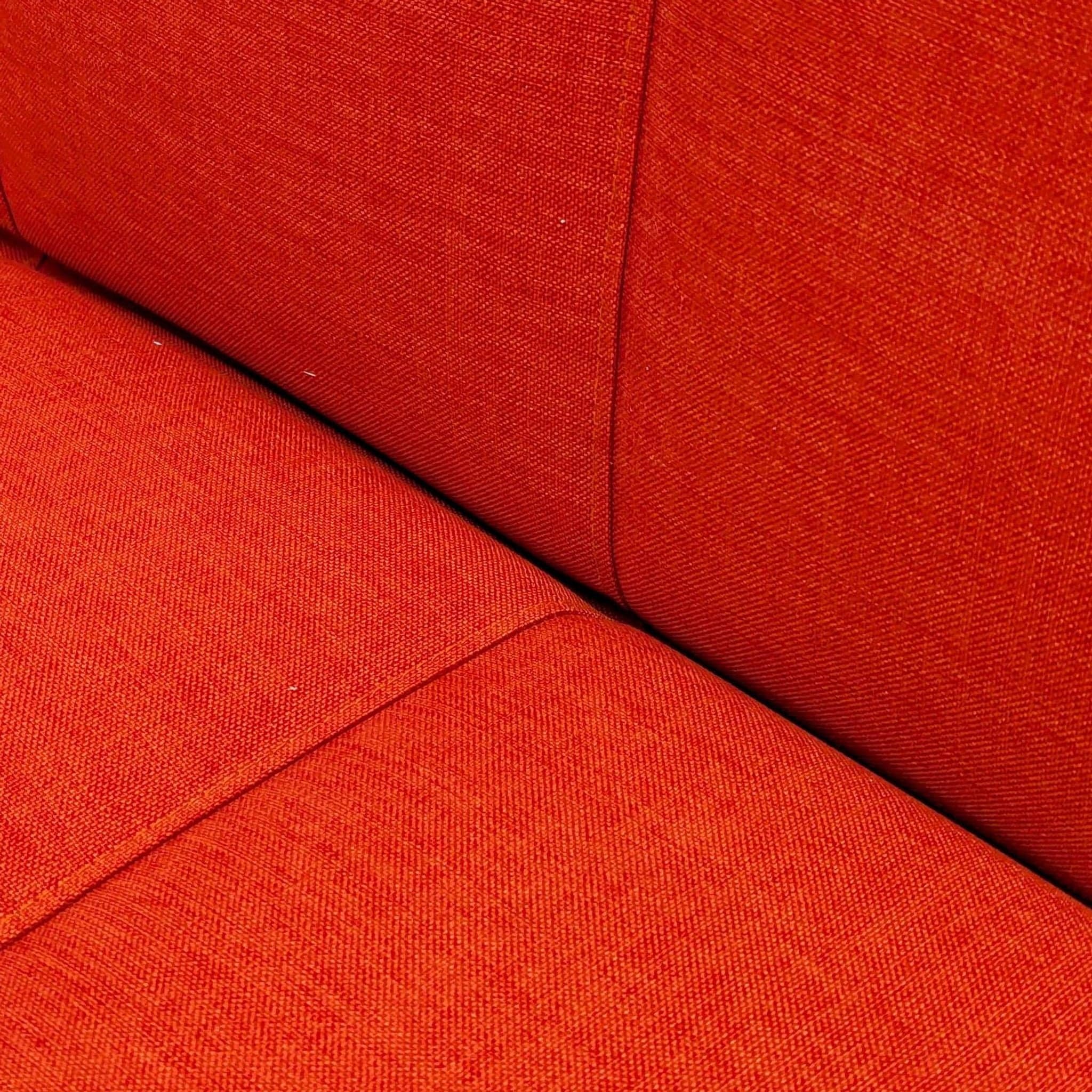 CB2 Modern Red Sleeper Sofa Convertible Futon - Thumbnail 8