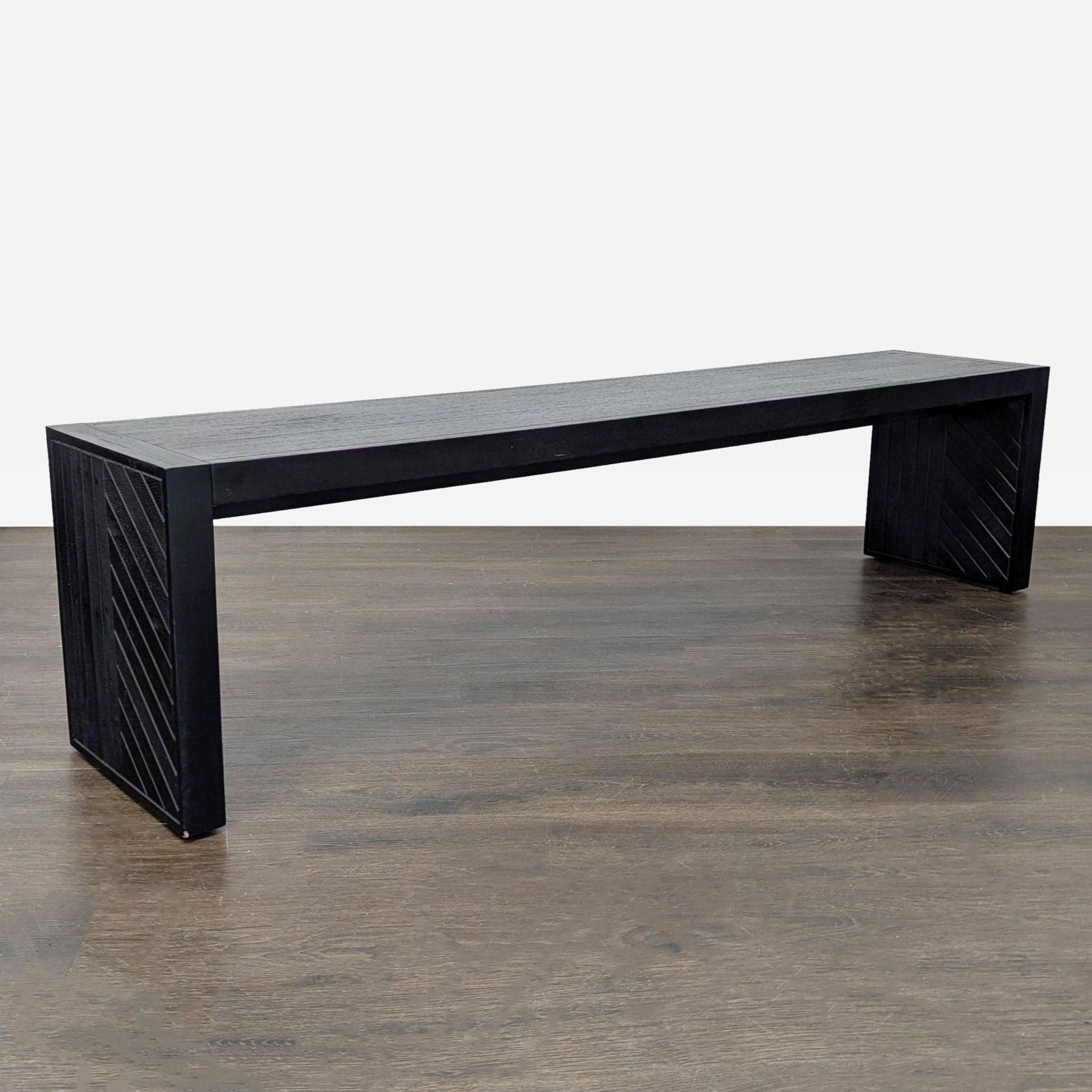 Crate & Barrel Dunewood Dining Bench - Thumbnail 7