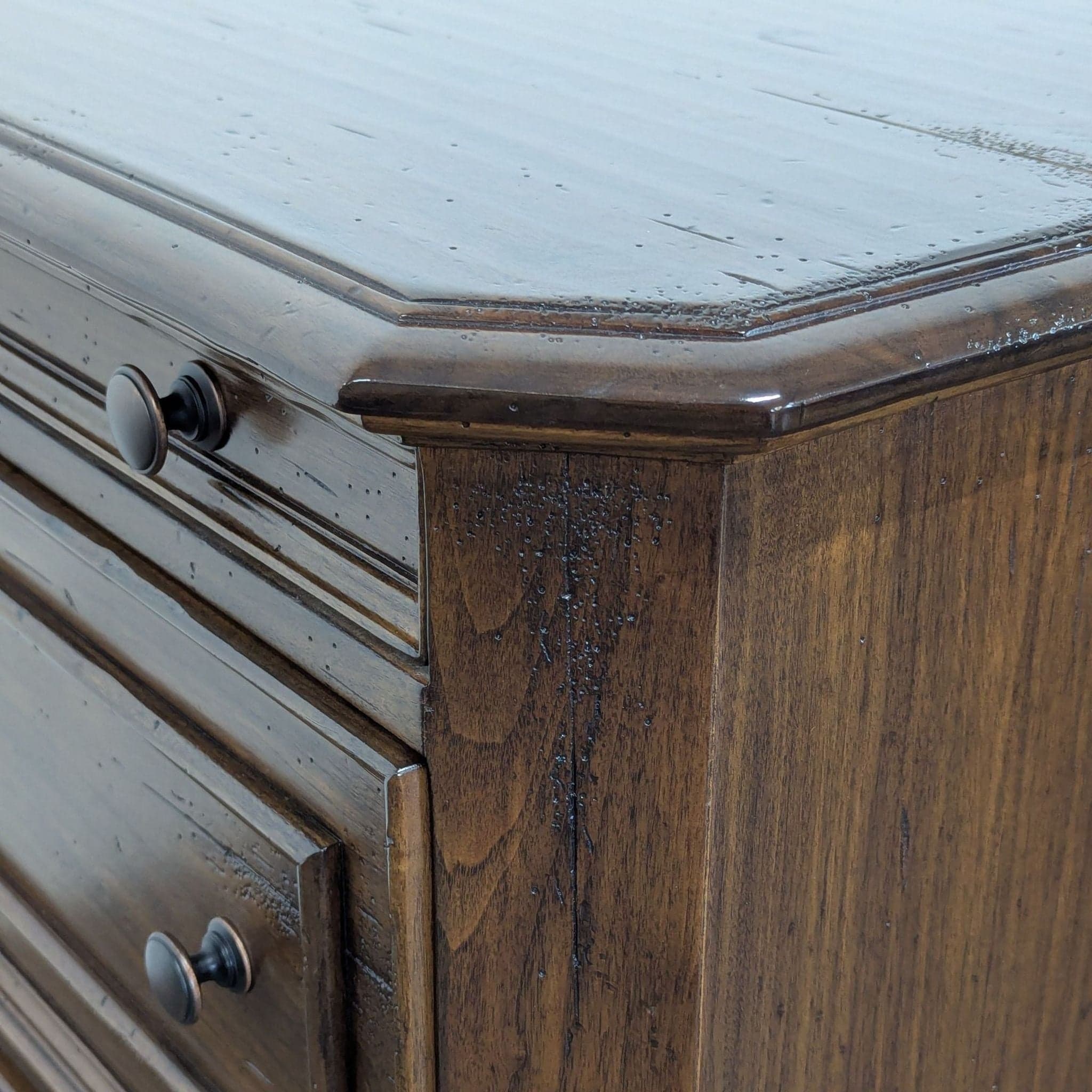 Three Drawer Nightstand - Thumbnail 7