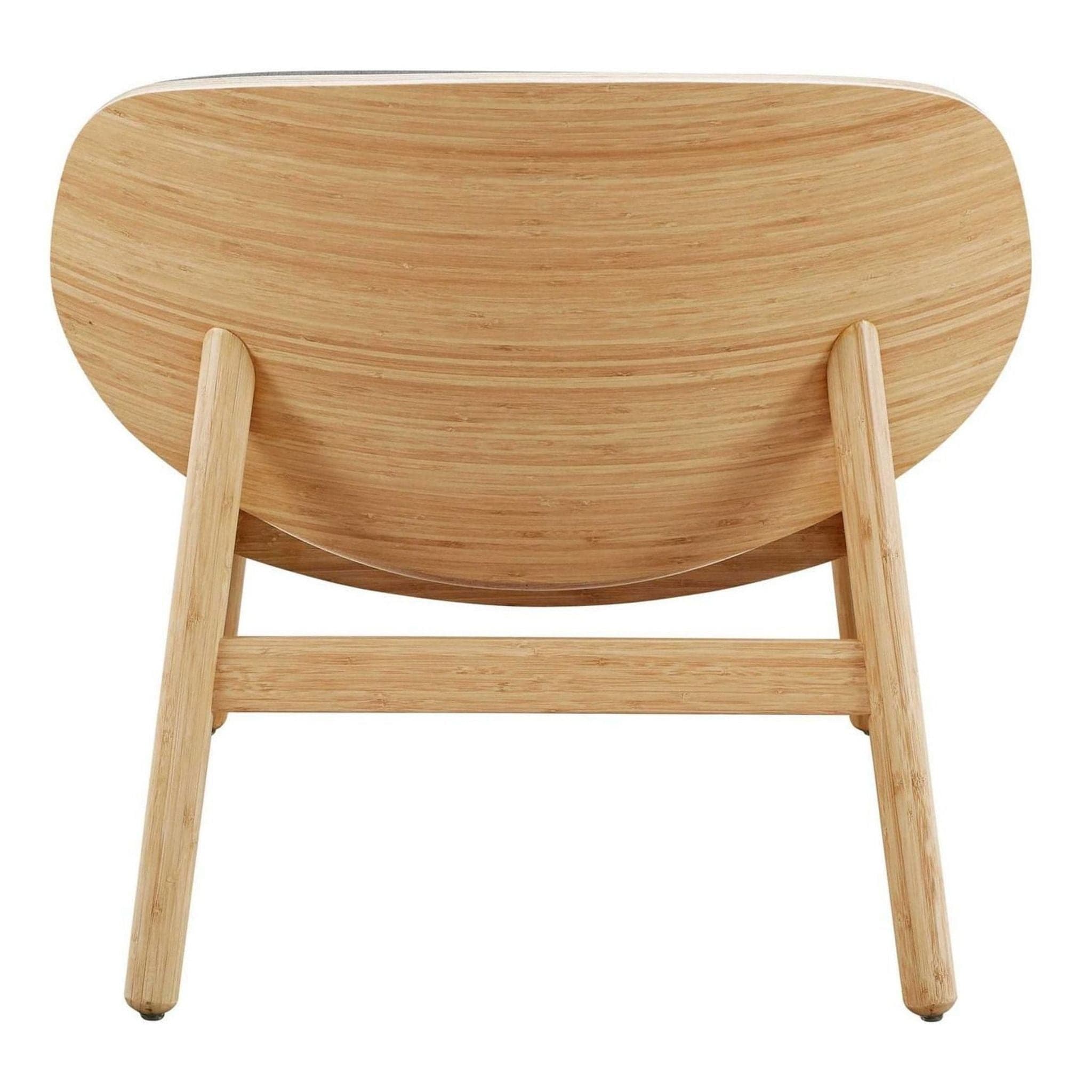 Greenington Danica Modern Bamboo Lounge Chair with Gray Cushion - Thumbnail 4