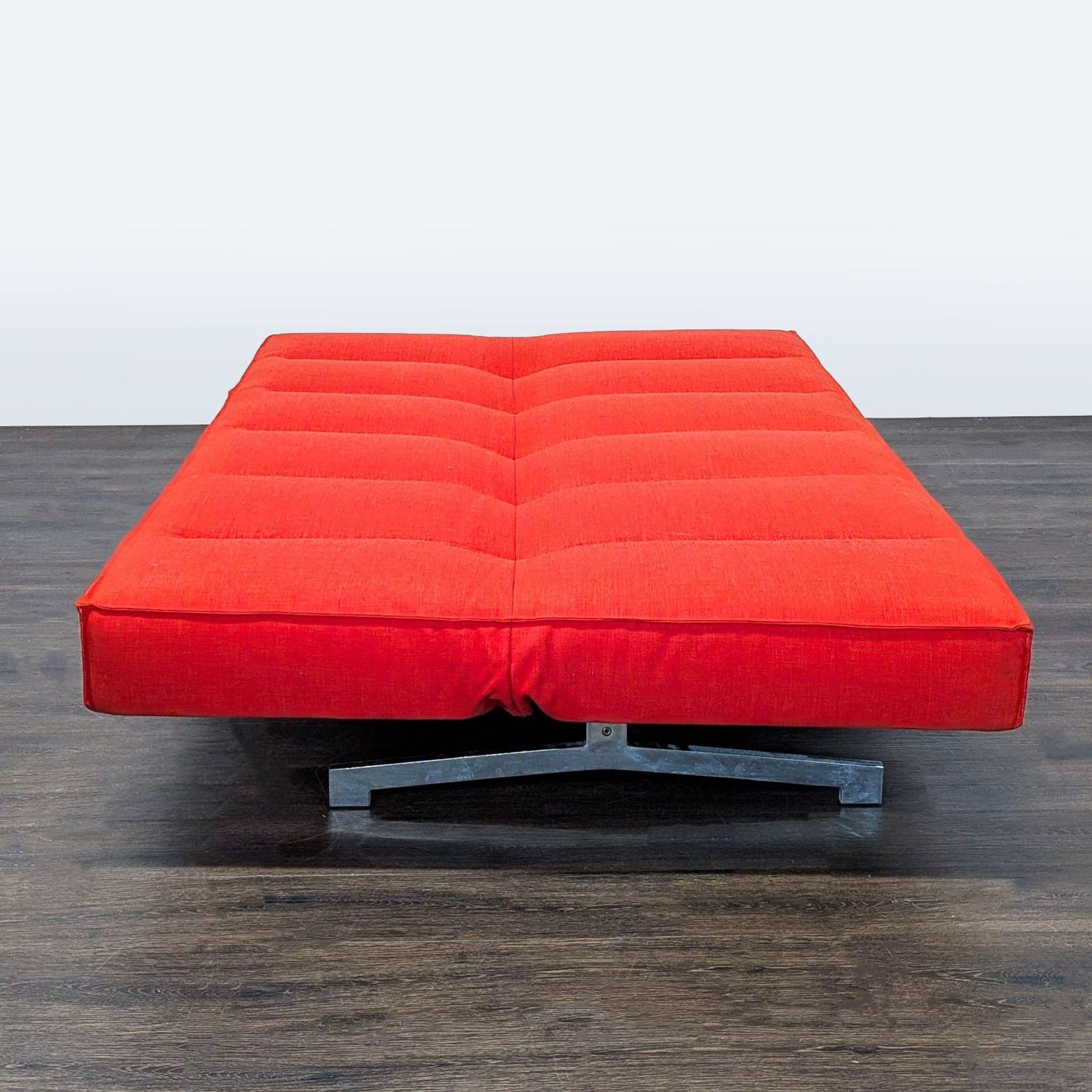 CB2 Modern Red Sleeper Sofa Convertible Futon - Thumbnail 5