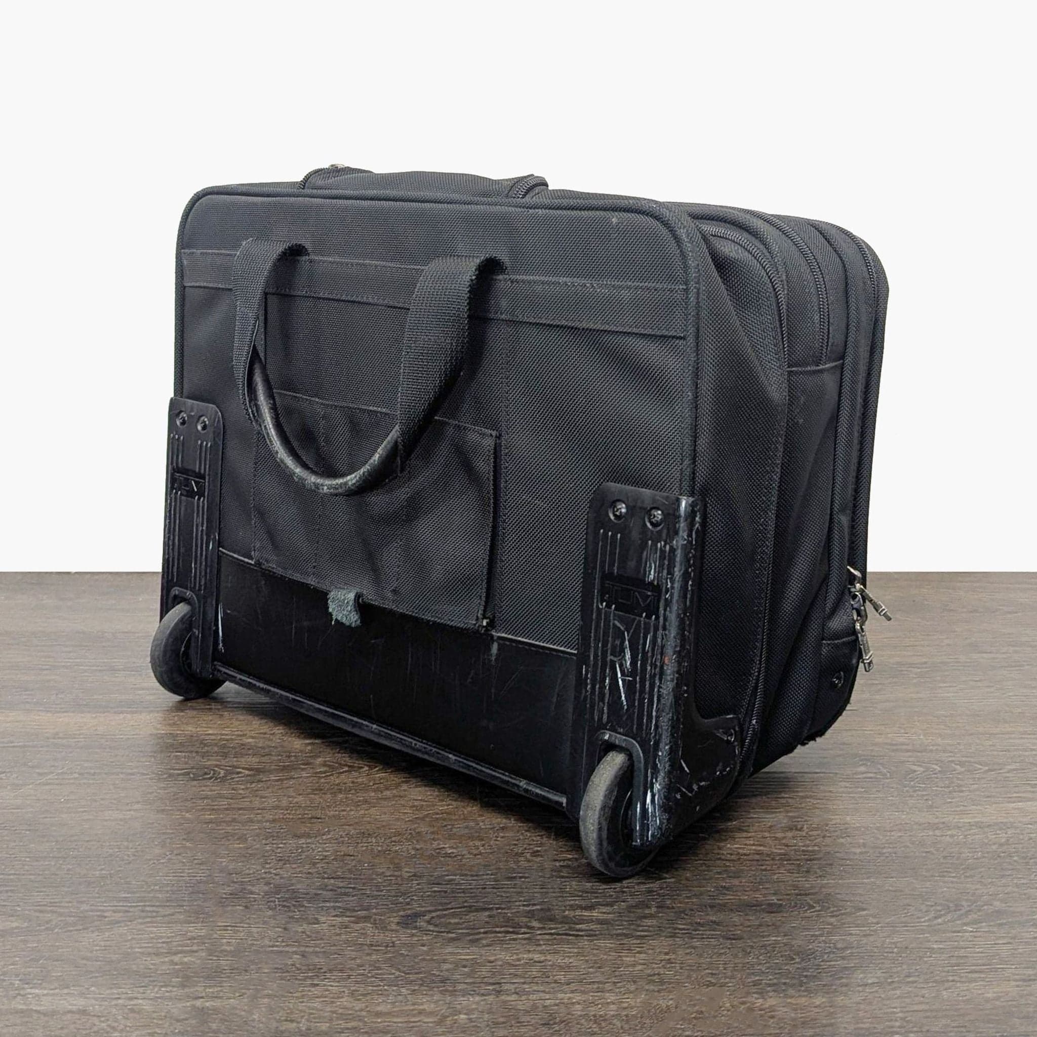 Tumi Black Rolling Carry-On Travel Bag with Telescopic Handle - Thumbnail 5