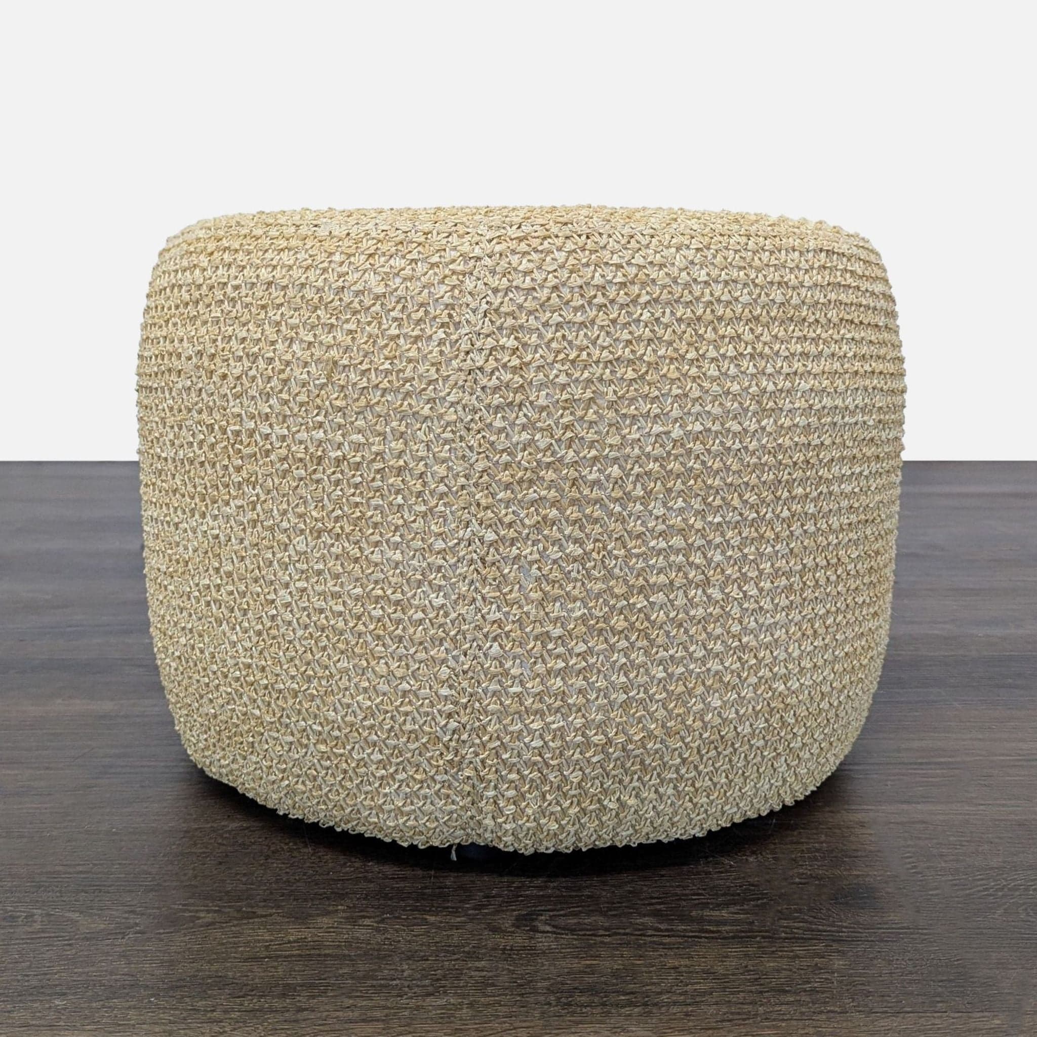 Upholstered Storage Ottoman Set with Removable Wood Tray - Thumbnail 6