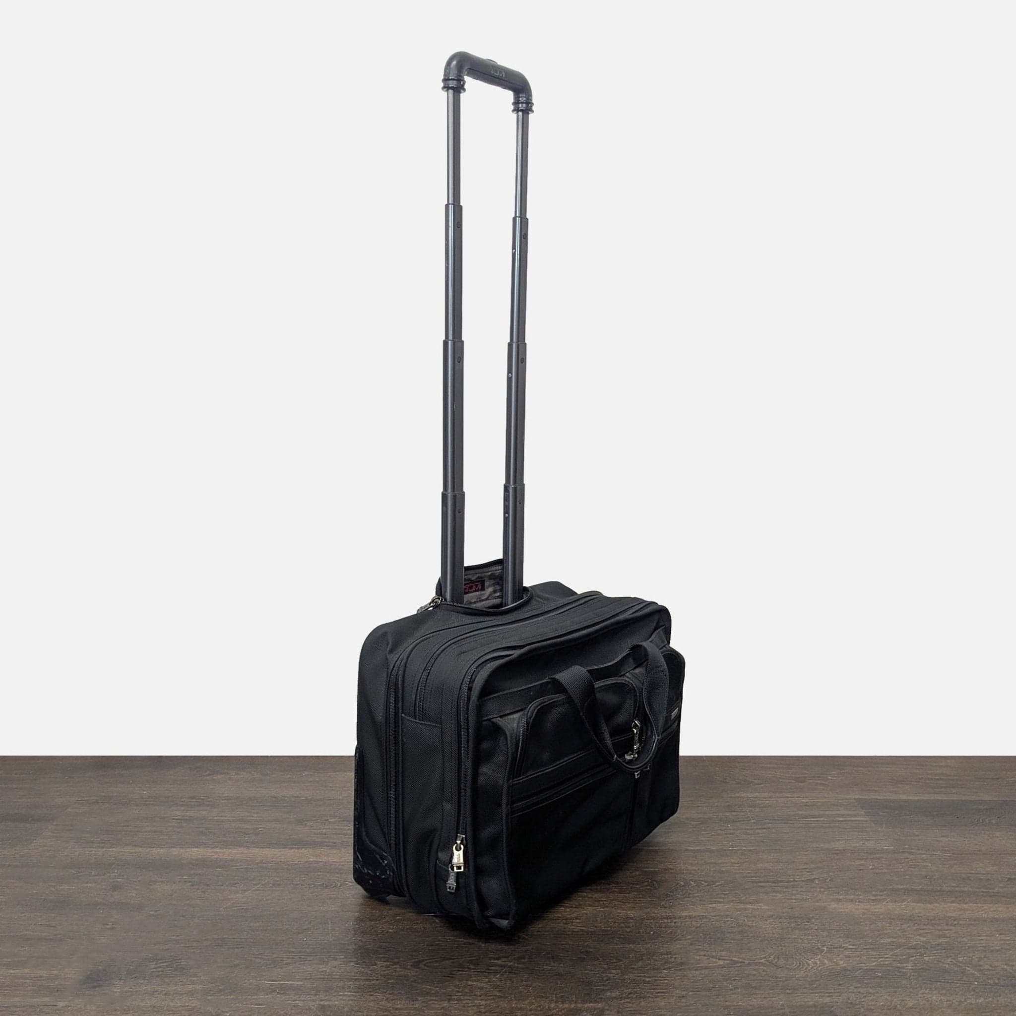 Tumi Black Rolling Carry-On Travel Bag with Telescopic Handle - Thumbnail 10