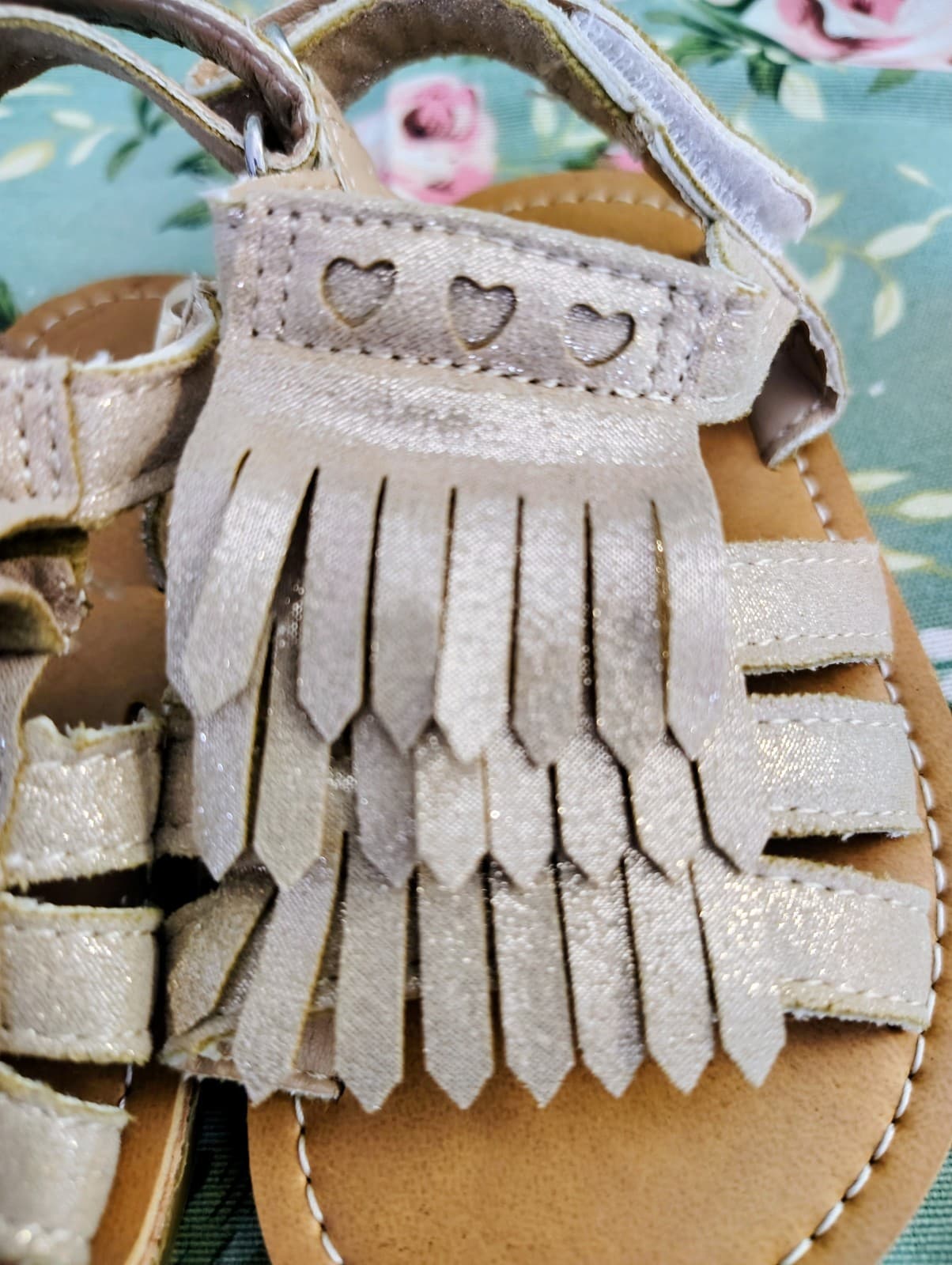 Rising Star 6T Summer Sandals Metallic Fringe - Thumbnail 8