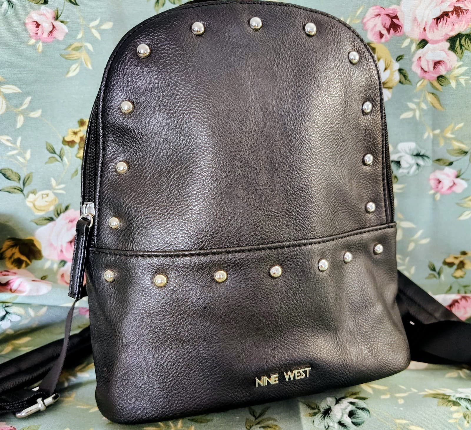 Black Nine West Mini Backpack - Thumbnail 8
