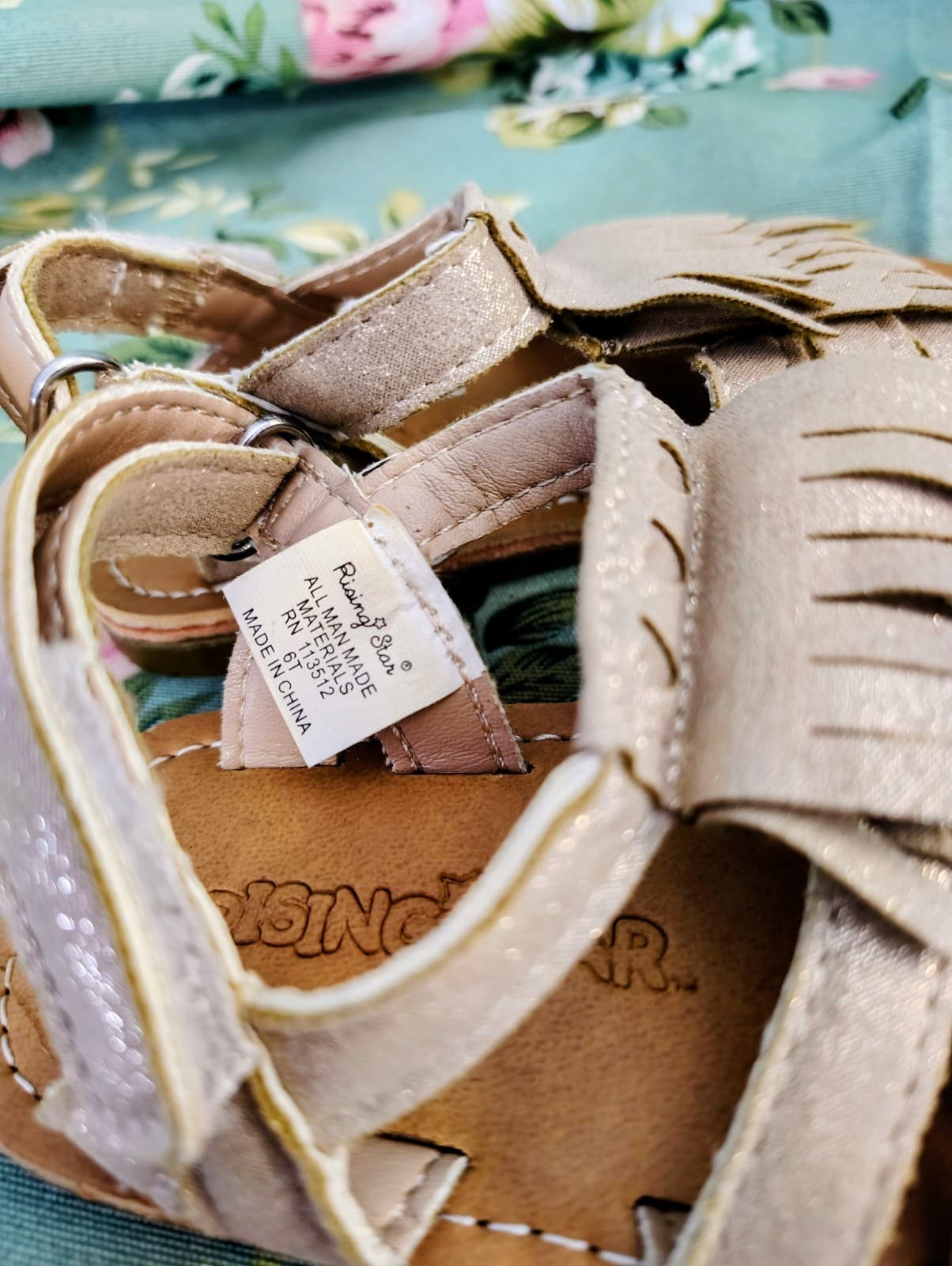 Rising Star 6T Summer Sandals Metallic Fringe - Thumbnail 4