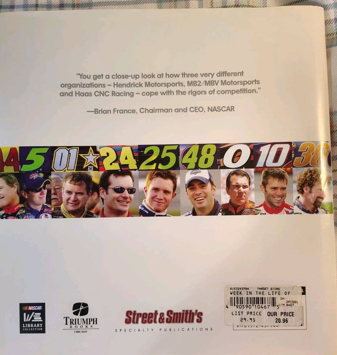 A Week in the Life of NASCAR: A View from Within, Hardcover, Brian France, NASC… - Thumbnail 5