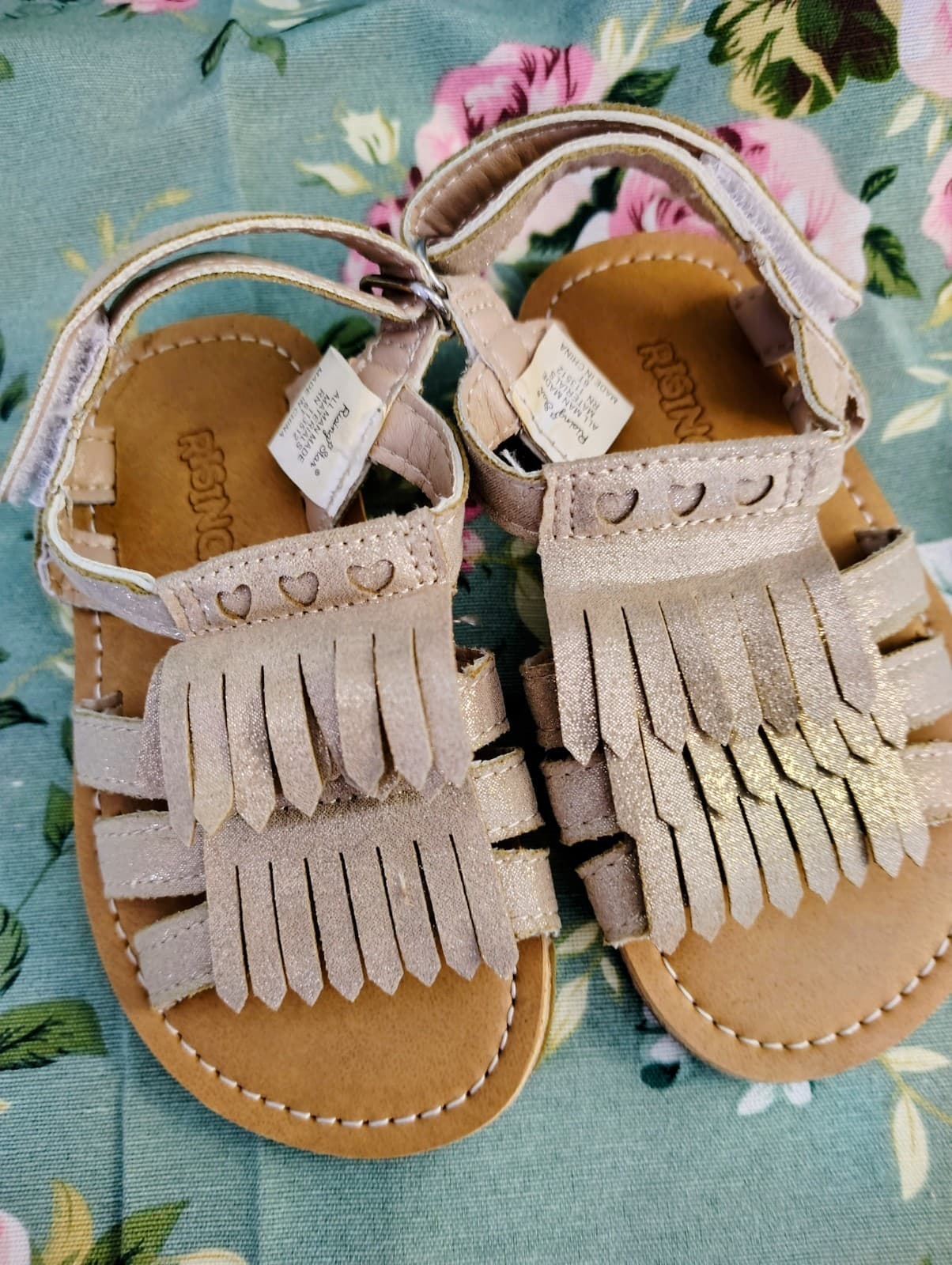 Rising Star 6T Summer Sandals Metallic Fringe - Thumbnail 2