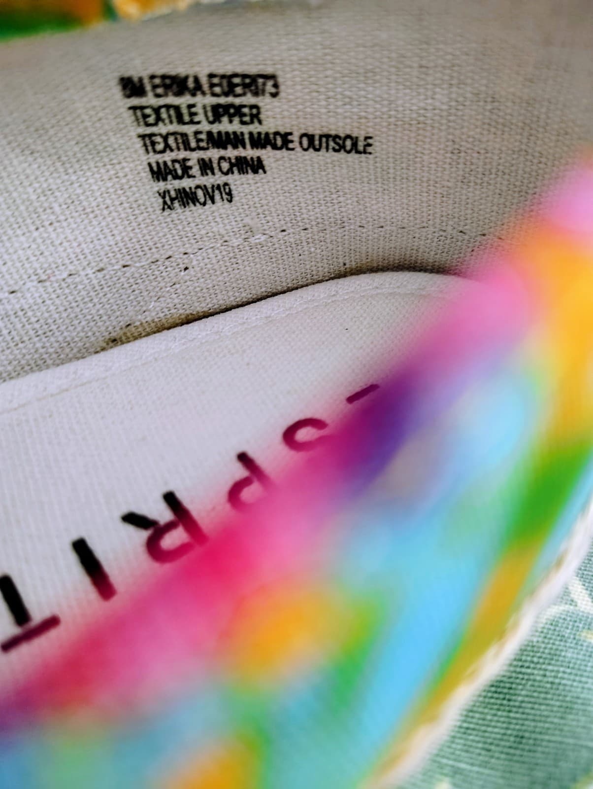 NIB Espirit Erika Yellow Pink Tie-Dye Espadrille Sneakers Womens Shoes Size 8 - Thumbnail 14