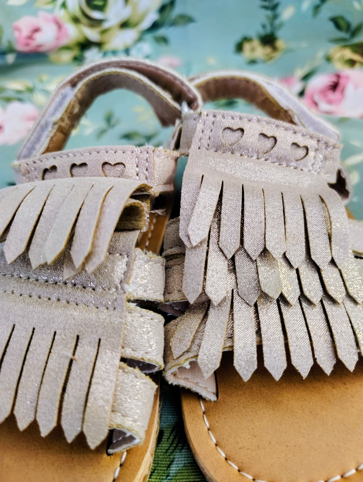Rising Star 6T Summer Sandals Metallic Fringe - Thumbnail 7