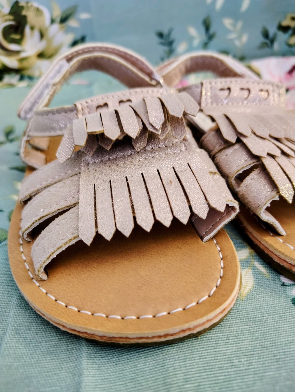 Rising Star 6T Summer Sandals Metallic Fringe - Thumbnail 3
