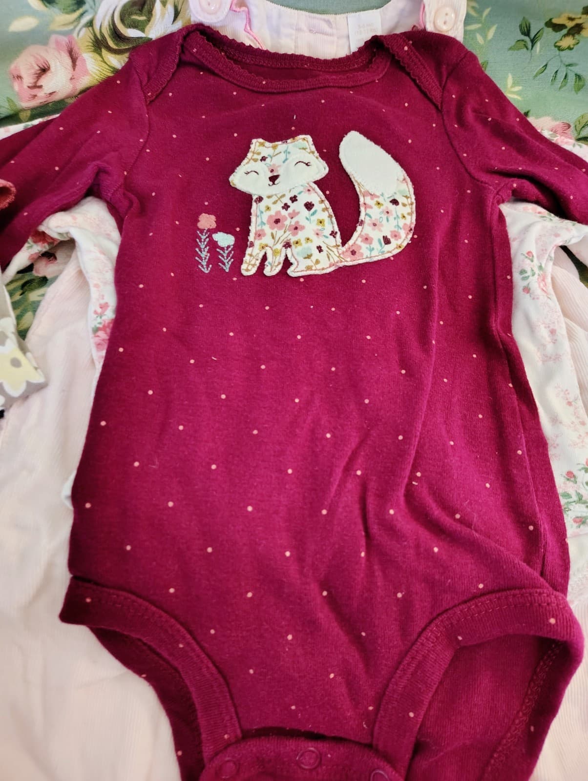 Bundle Baby Girl Clothes 3-6 Months, 10 Items - Thumbnail 8