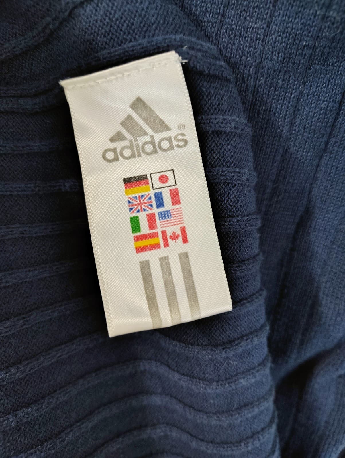 Vintage Adidas Notre Dame Sweater Vest, Men's Medium - Thumbnail 6