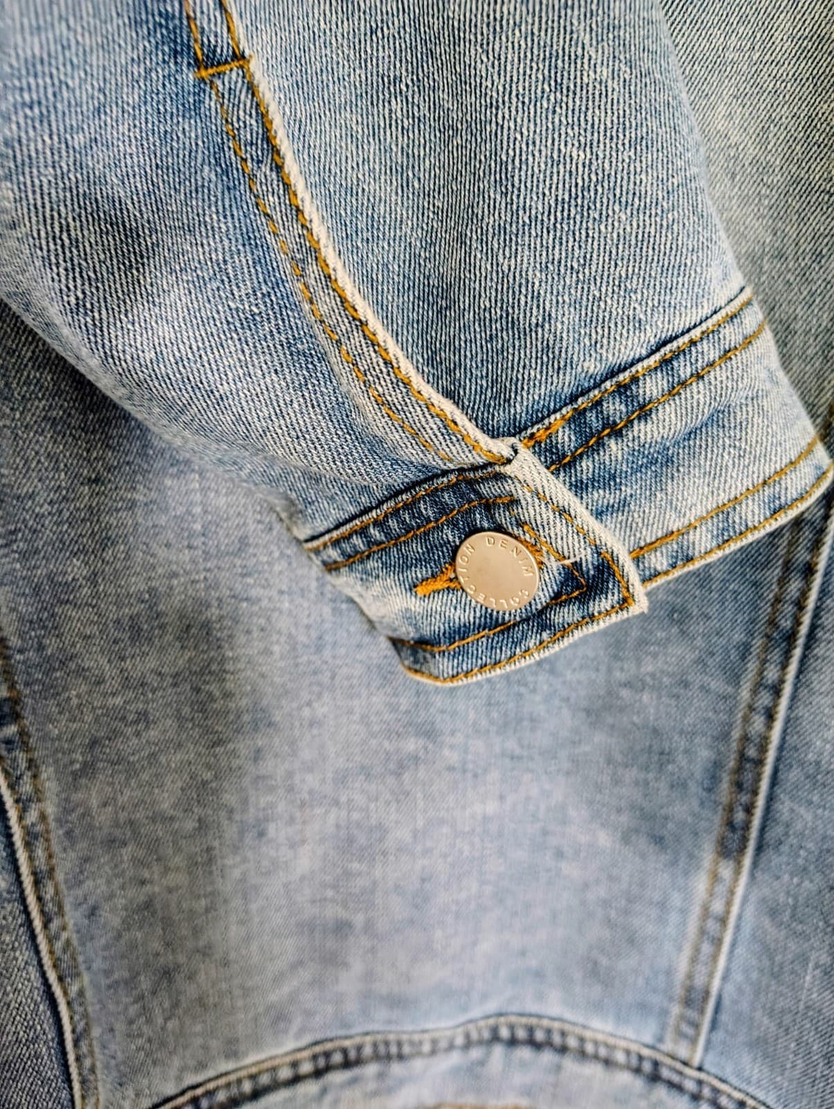Cavalini Denim Collector Jean Jacket Womens L Blue Denim - Thumbnail 6