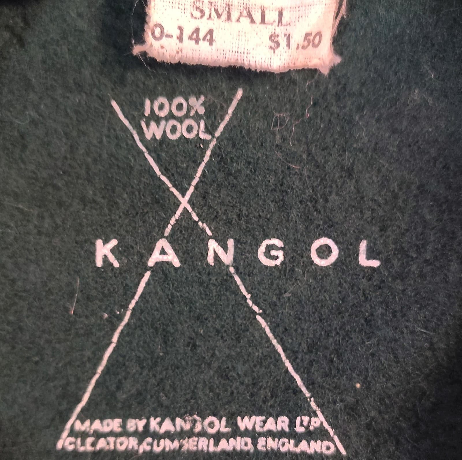 Kangol Vintage 100% Wool Small Green Beret Hat Girl Scouts Uniform - Thumbnail 7