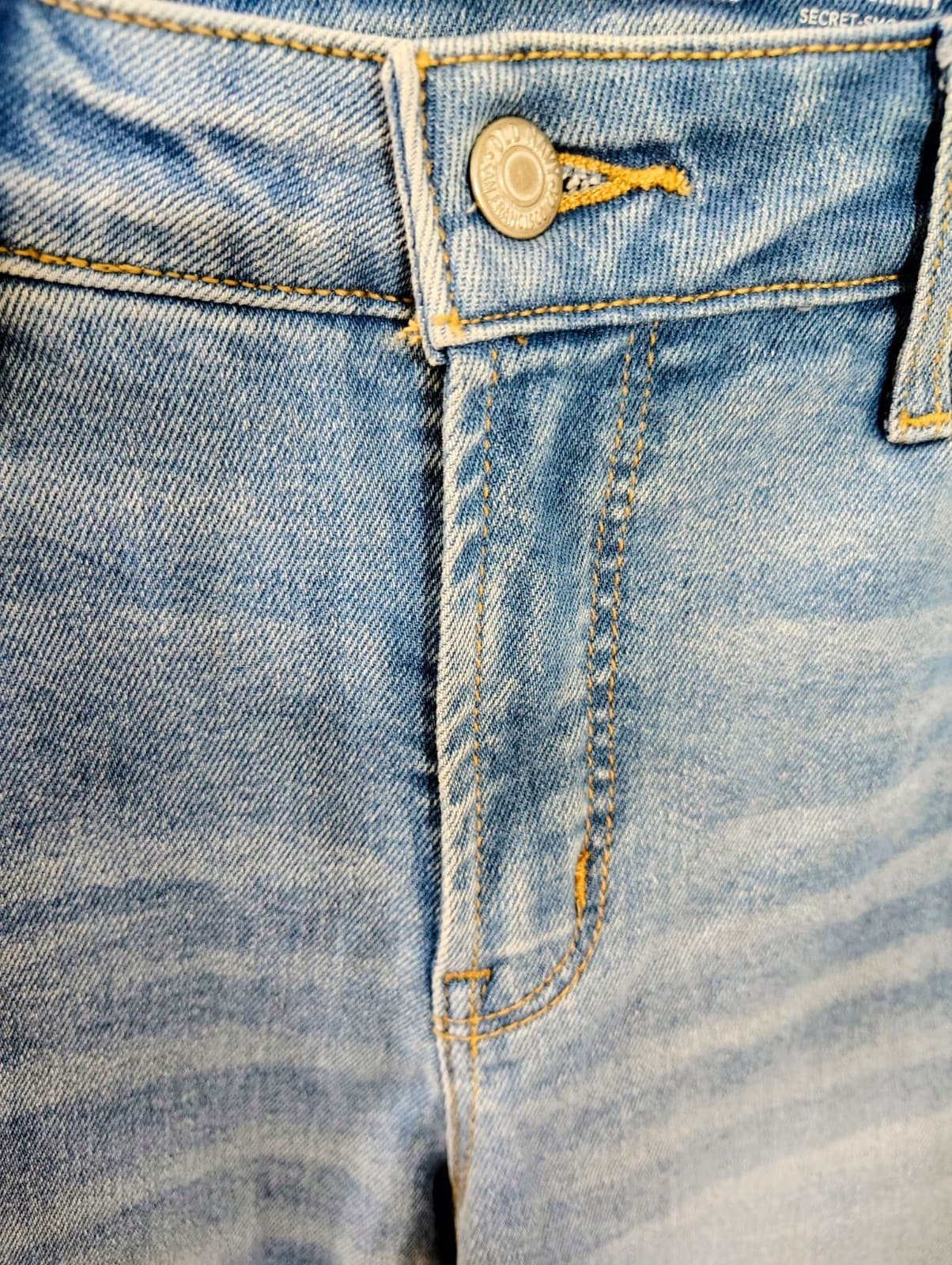 Old Navy High Rise Rockstar Skinny Light Wash Denim Jeans, Size 8 Petite - Thumbnail 5