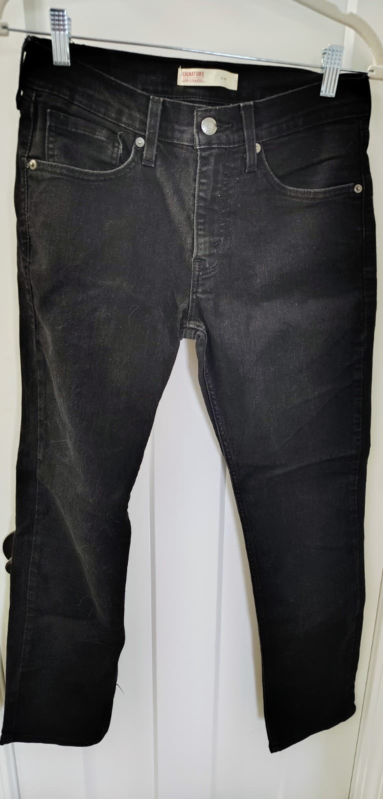 LEVIS Men's Black Denim Jeans 29x30