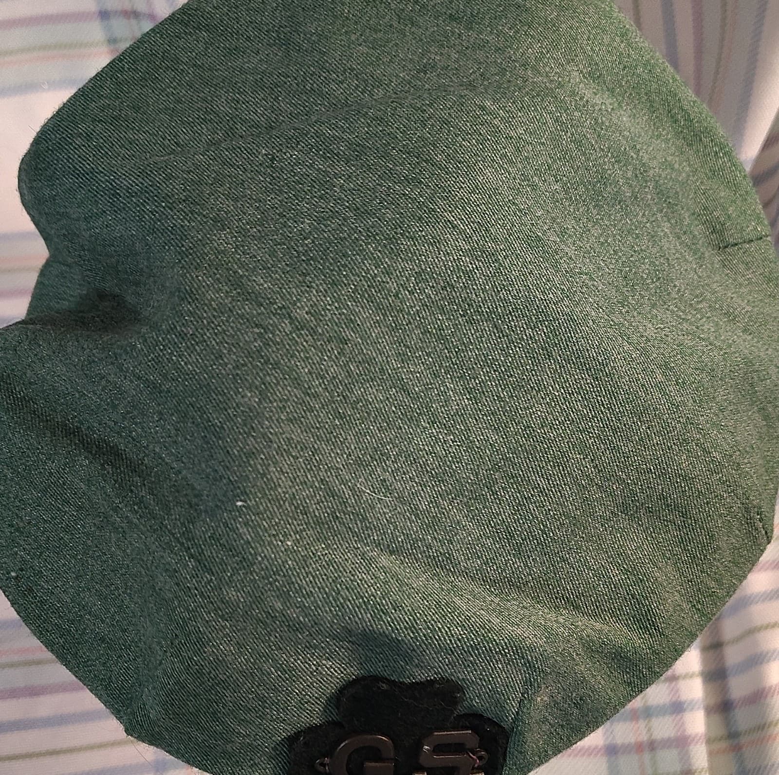Vintage Girl Scouts & Girl Guides Green Beret Hat Large New York NY GS Insignia - Thumbnail 6