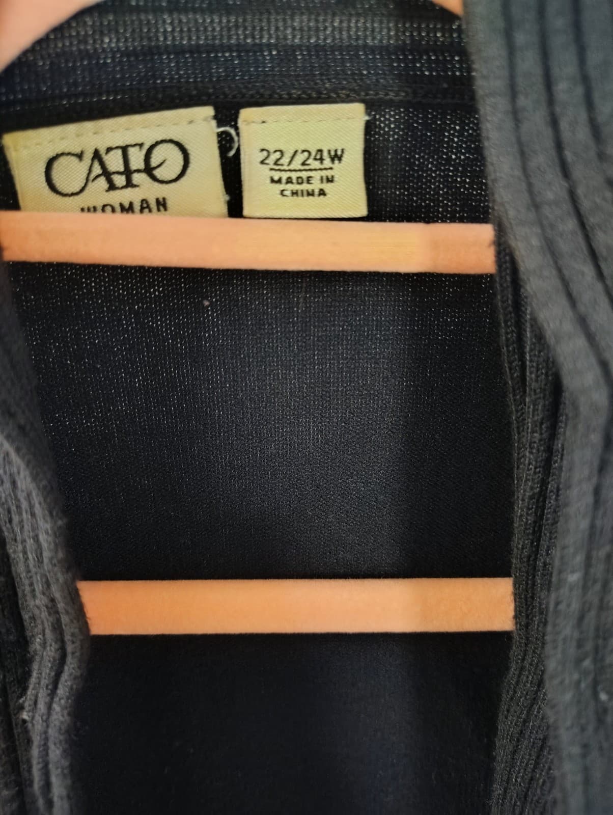Cato Black Women's Cardigan Sweater, Size 22/24 - Thumbnail 2