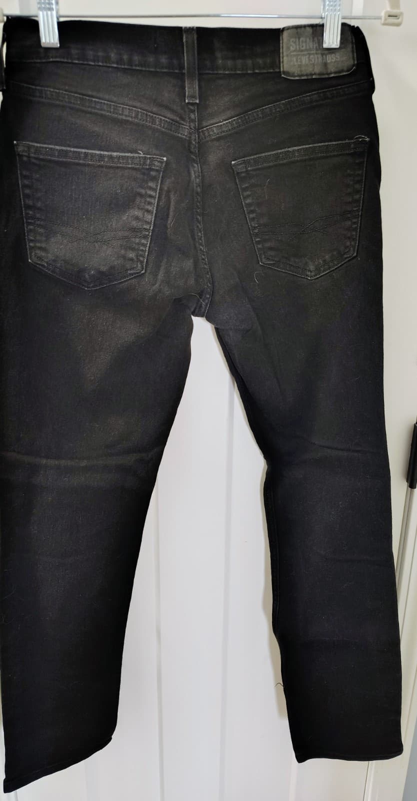 LEVIS Men's Black Denim Jeans 29x30 - Thumbnail 6