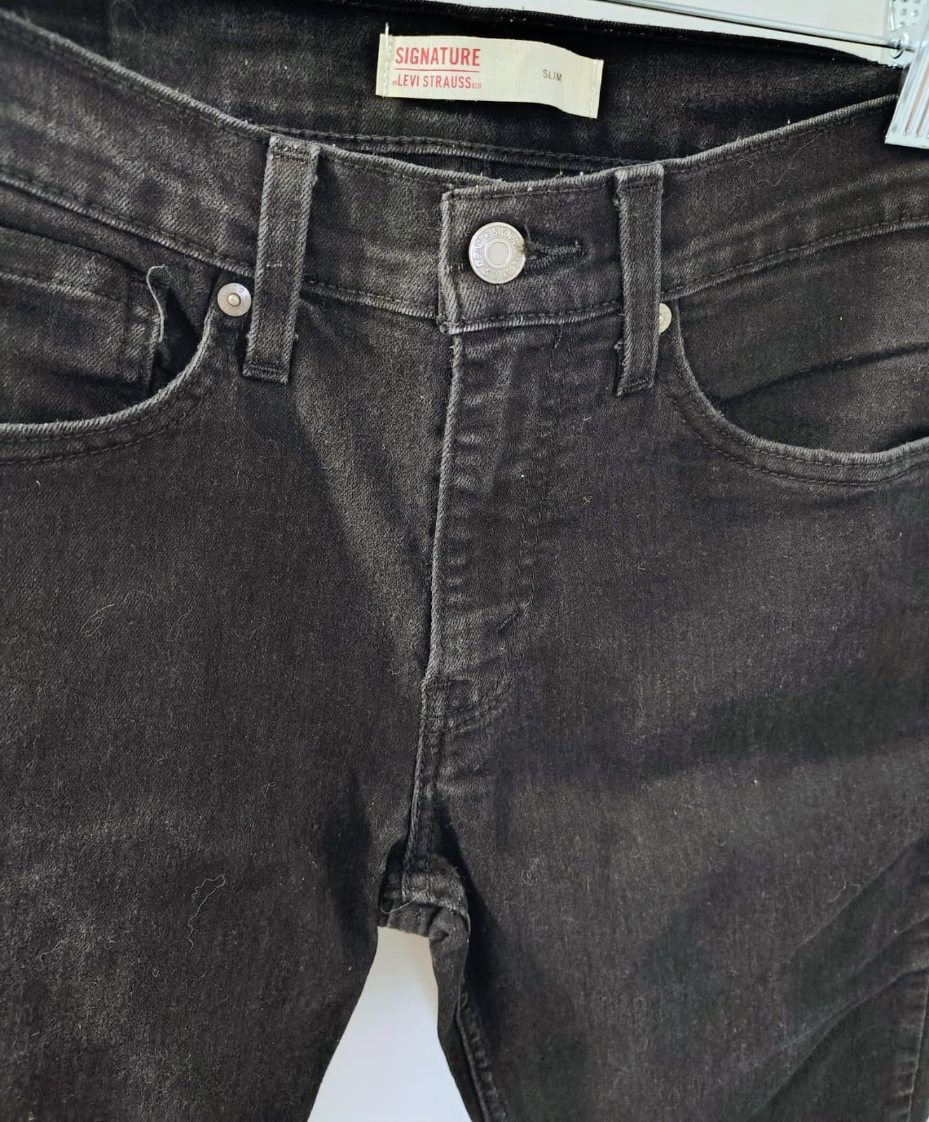 LEVIS Men's Black Denim Jeans 29x30 - Thumbnail 7