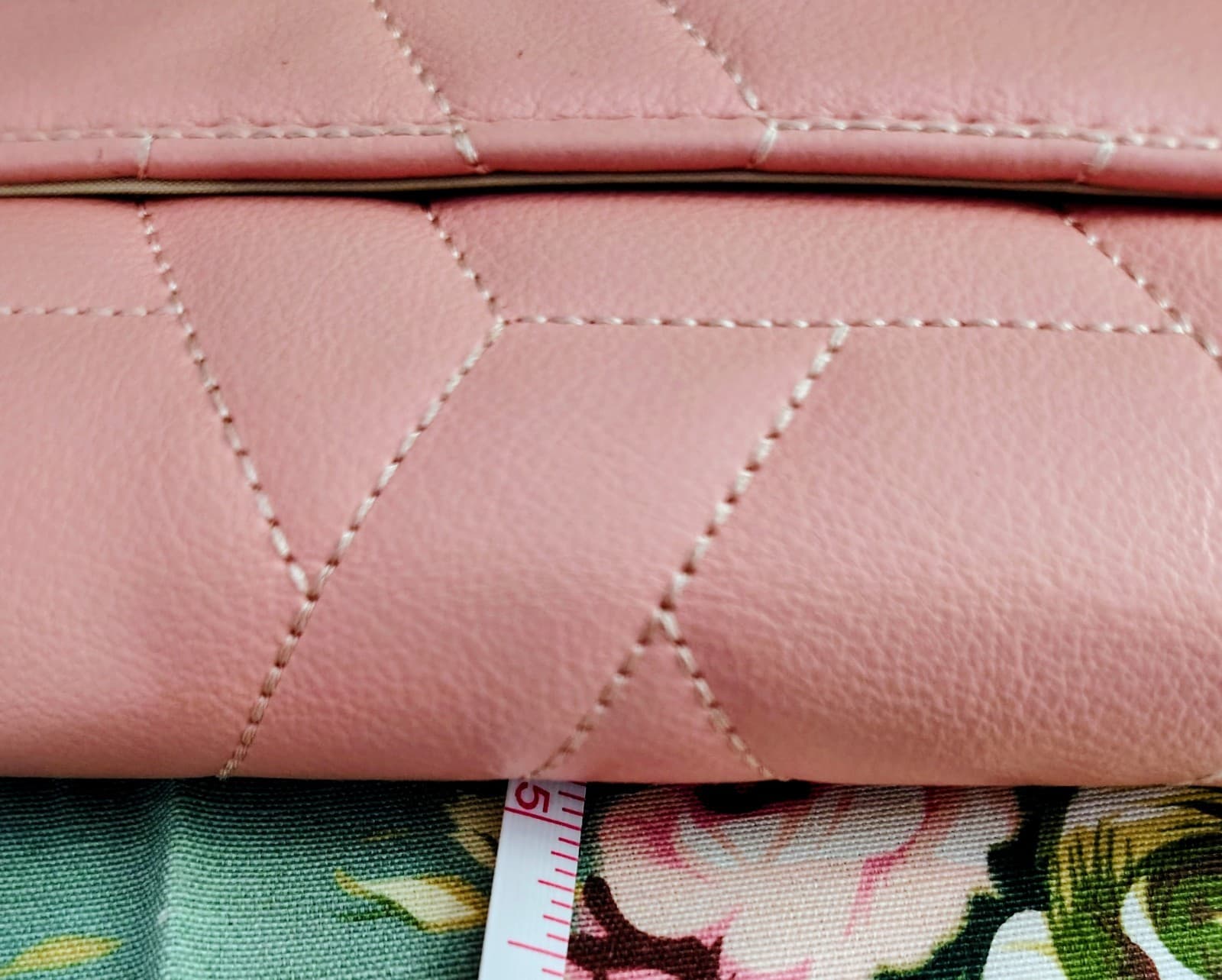 Pink Faux Leather Organizer Wallet Large - Thumbnail 11