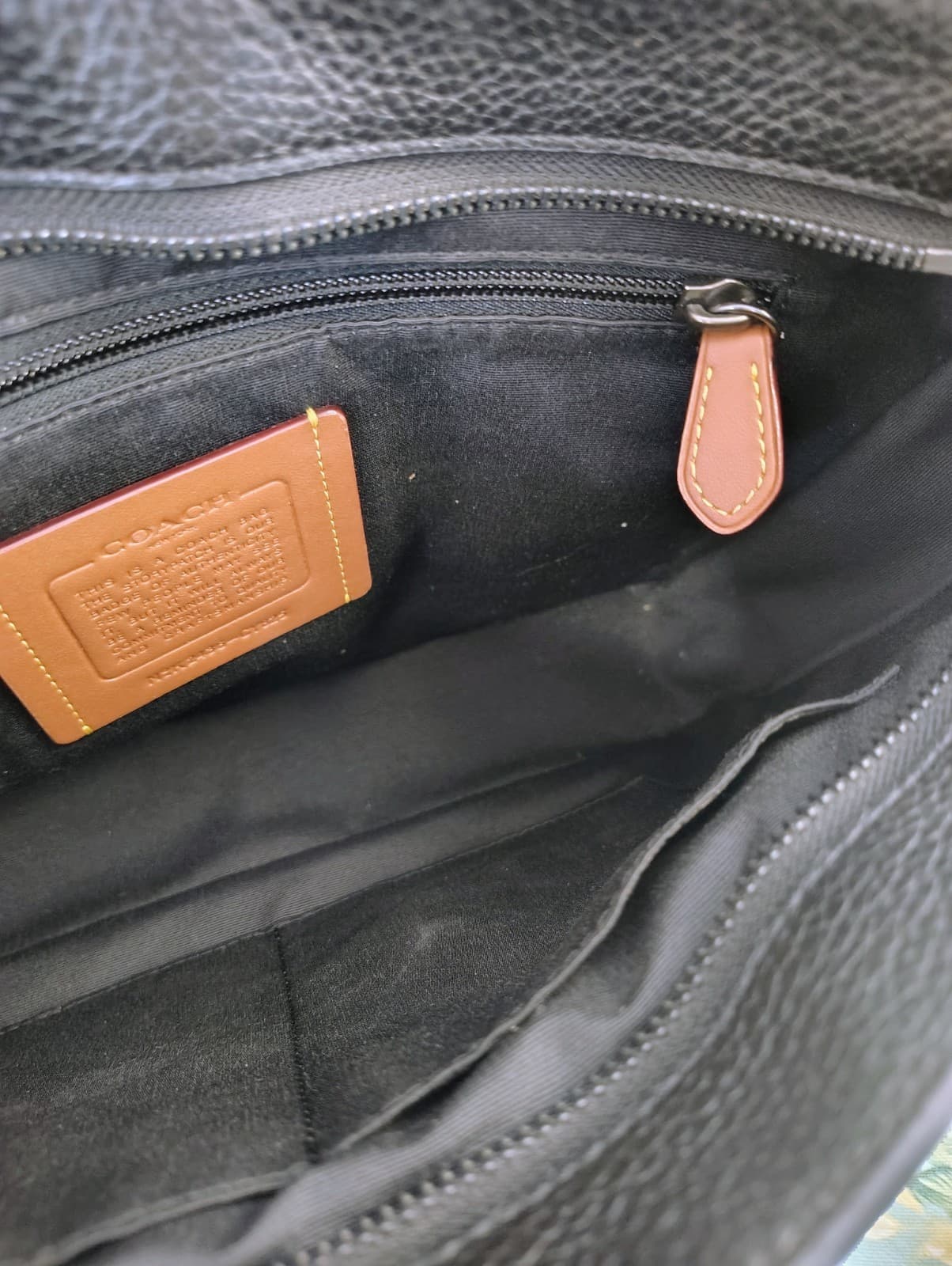 NWT Coach District Crossbody bag, black refined pebble leather, MSRP $378 - Thumbnail 8
