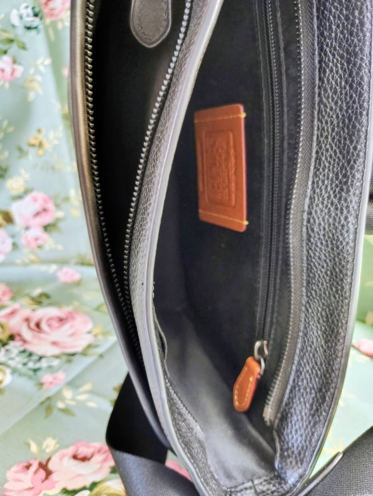 NWT Coach District Crossbody bag, black refined pebble leather, MSRP $378 - Thumbnail 7